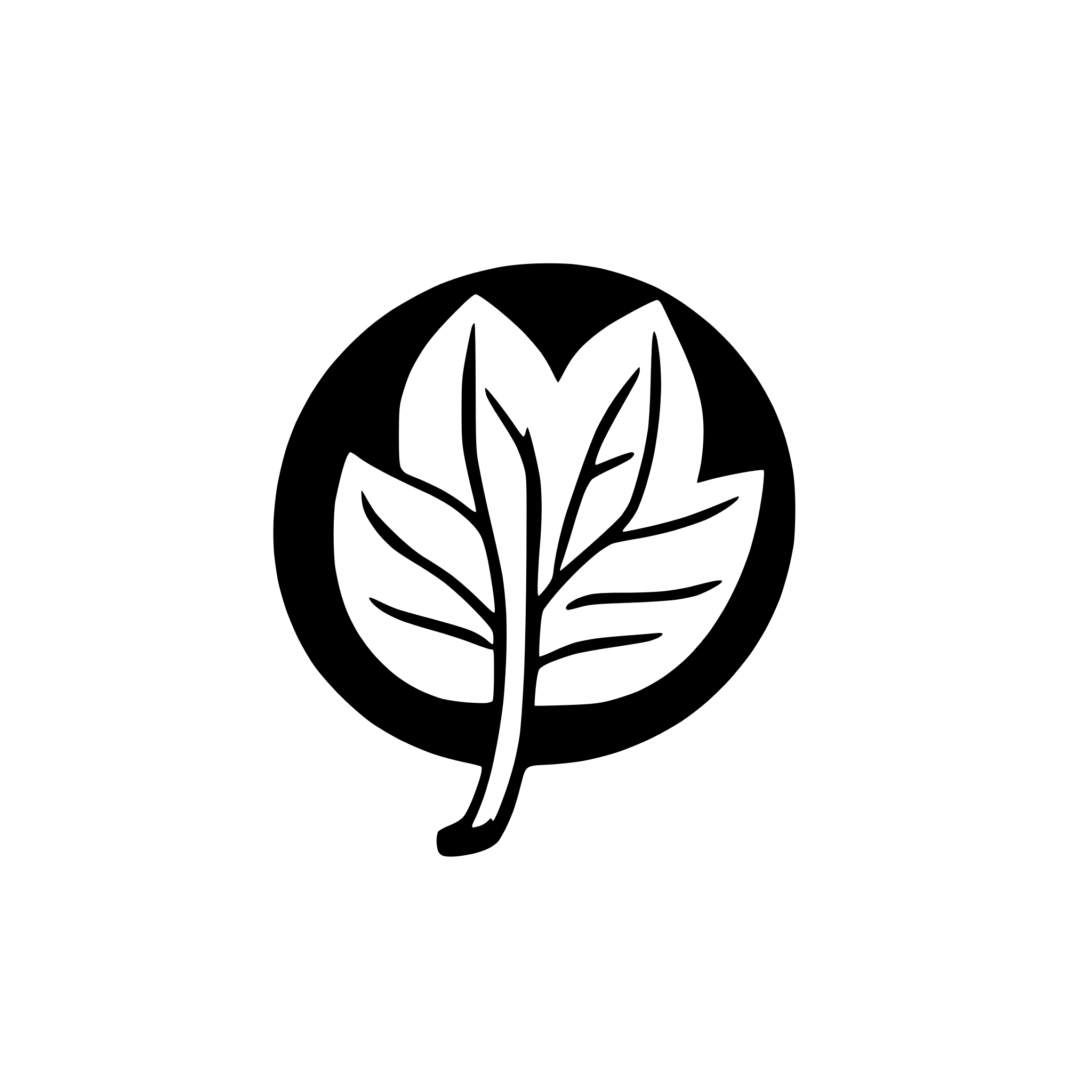 AI-generated SVG of 'minimalistic beech leaf logo'