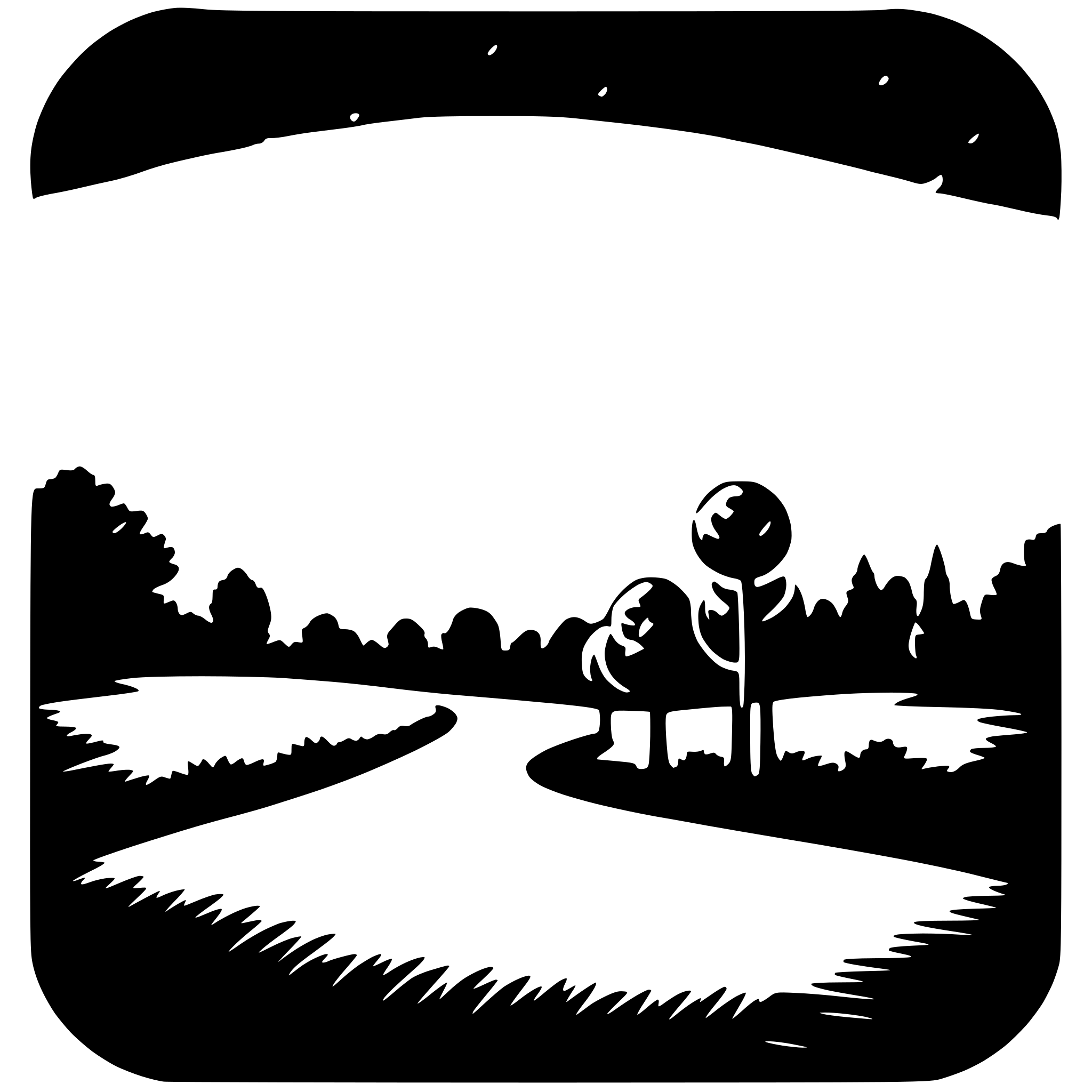 AI-generated SVG of a starry night