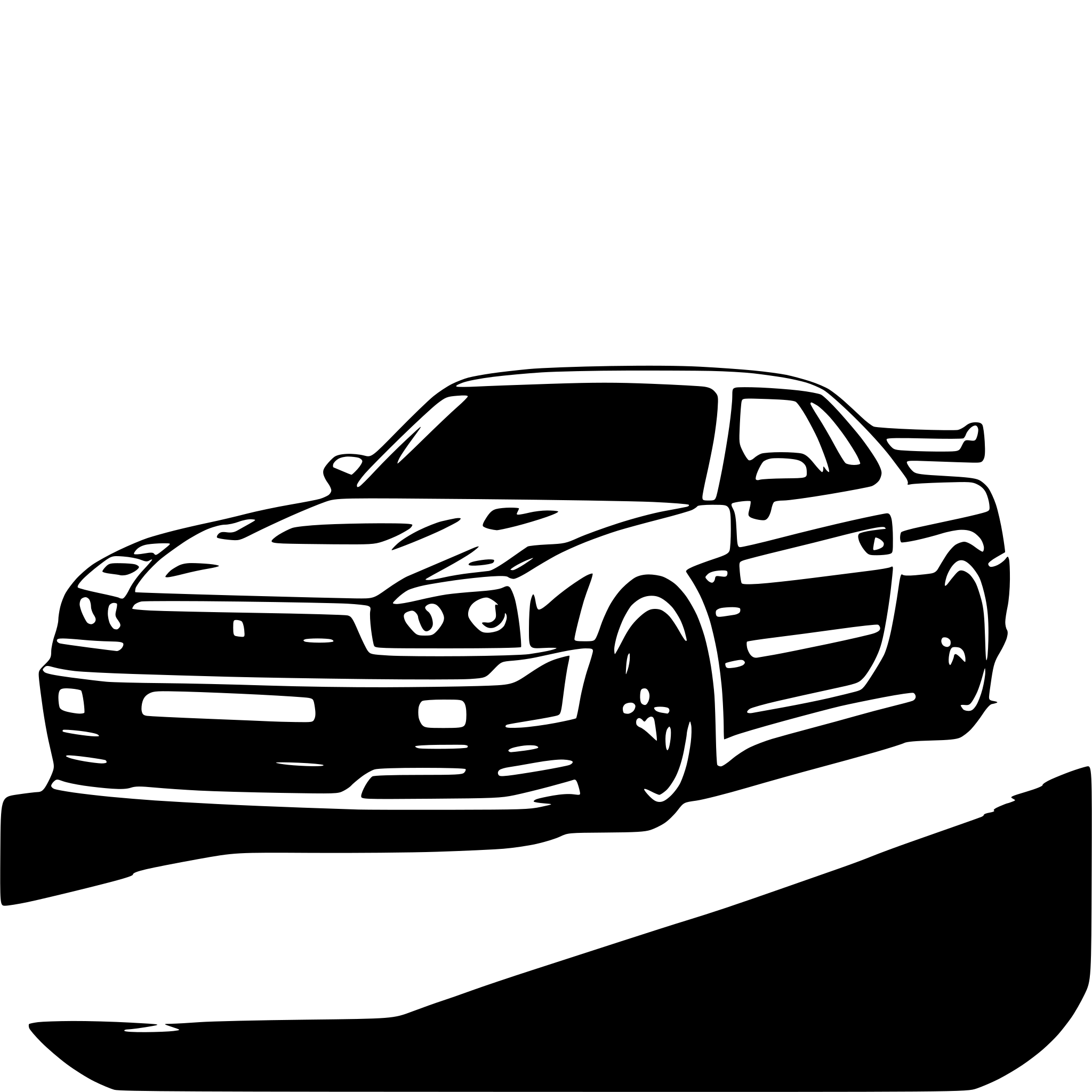 AI-generated SVG of a Nissan Skyline GT-R 34