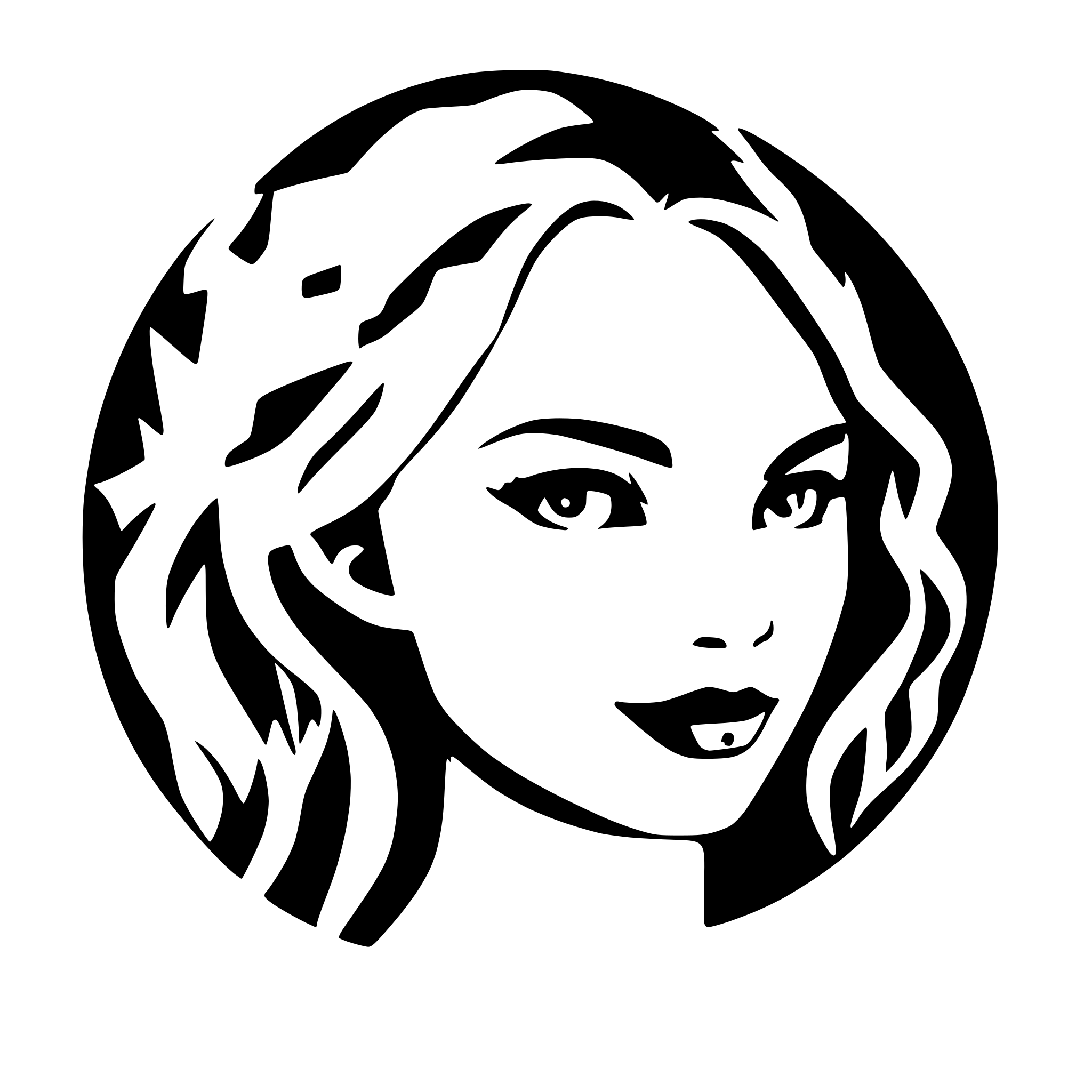 AI-generated SVG of a Daenerys Targaryen portrait engraving