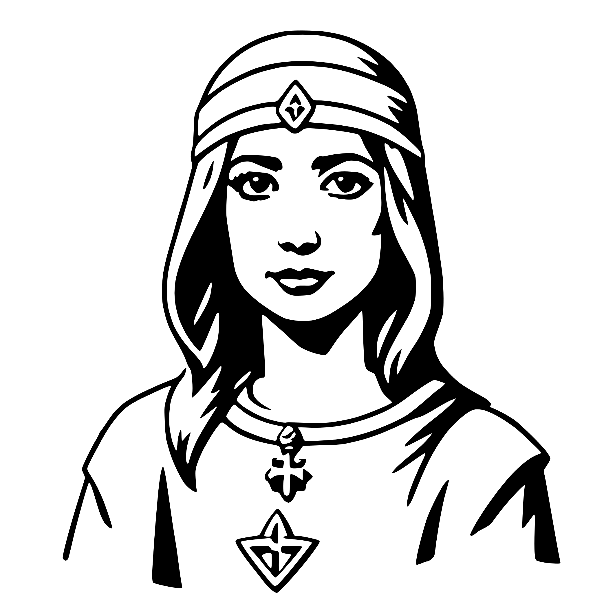 AI-generated SVG of a brigid