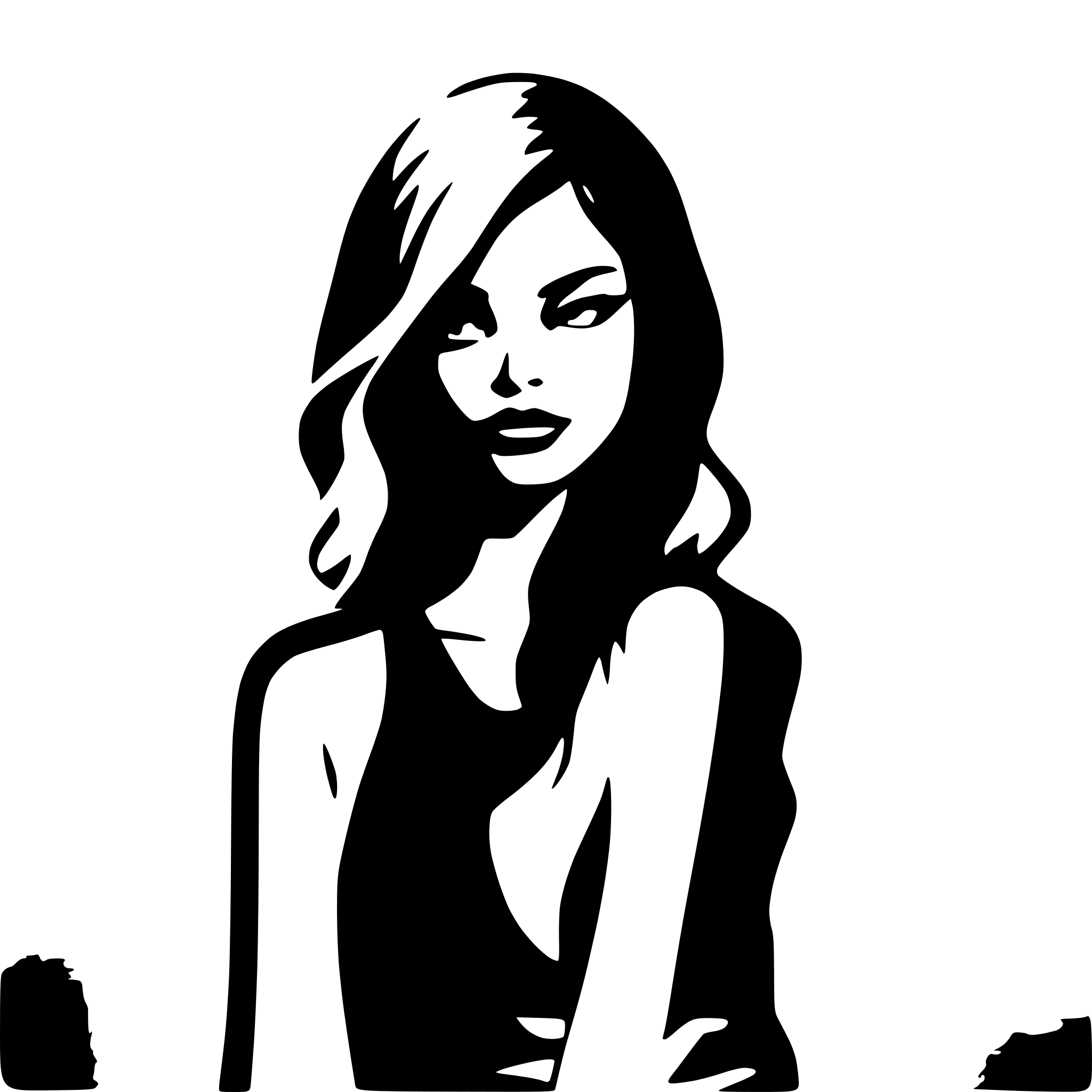 AI-generated SVG of a Create a drop dead gorgeous woman