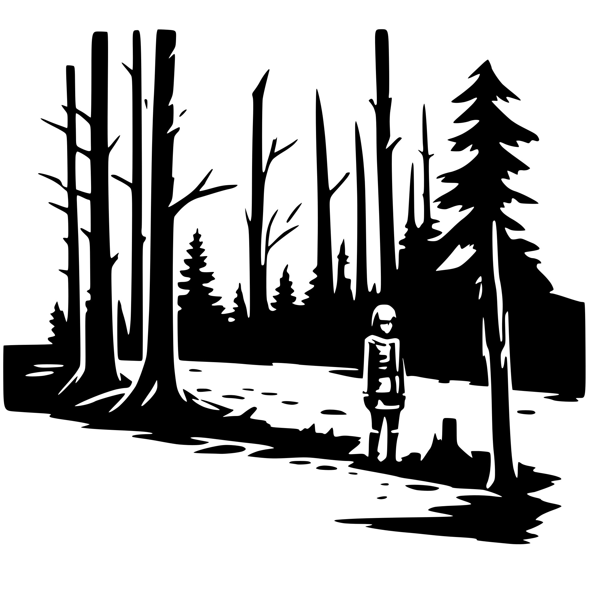 AI-generated SVG of 'blair witch'