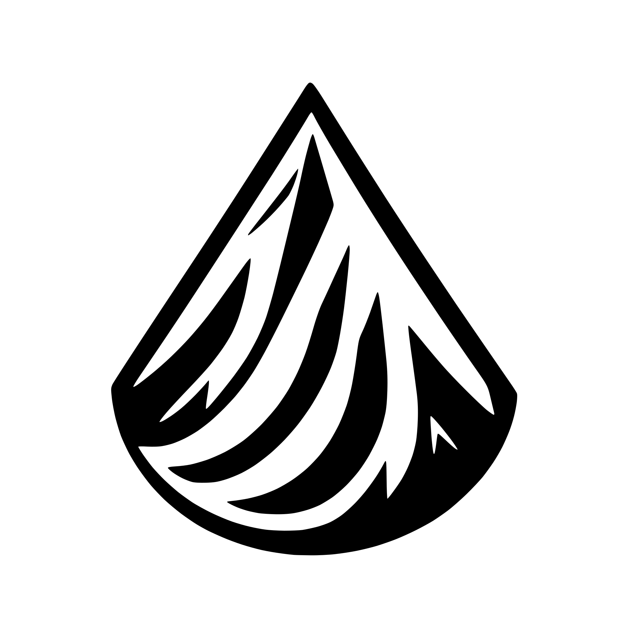 AI-generated SVG of a abstract mountain with sharp peaks