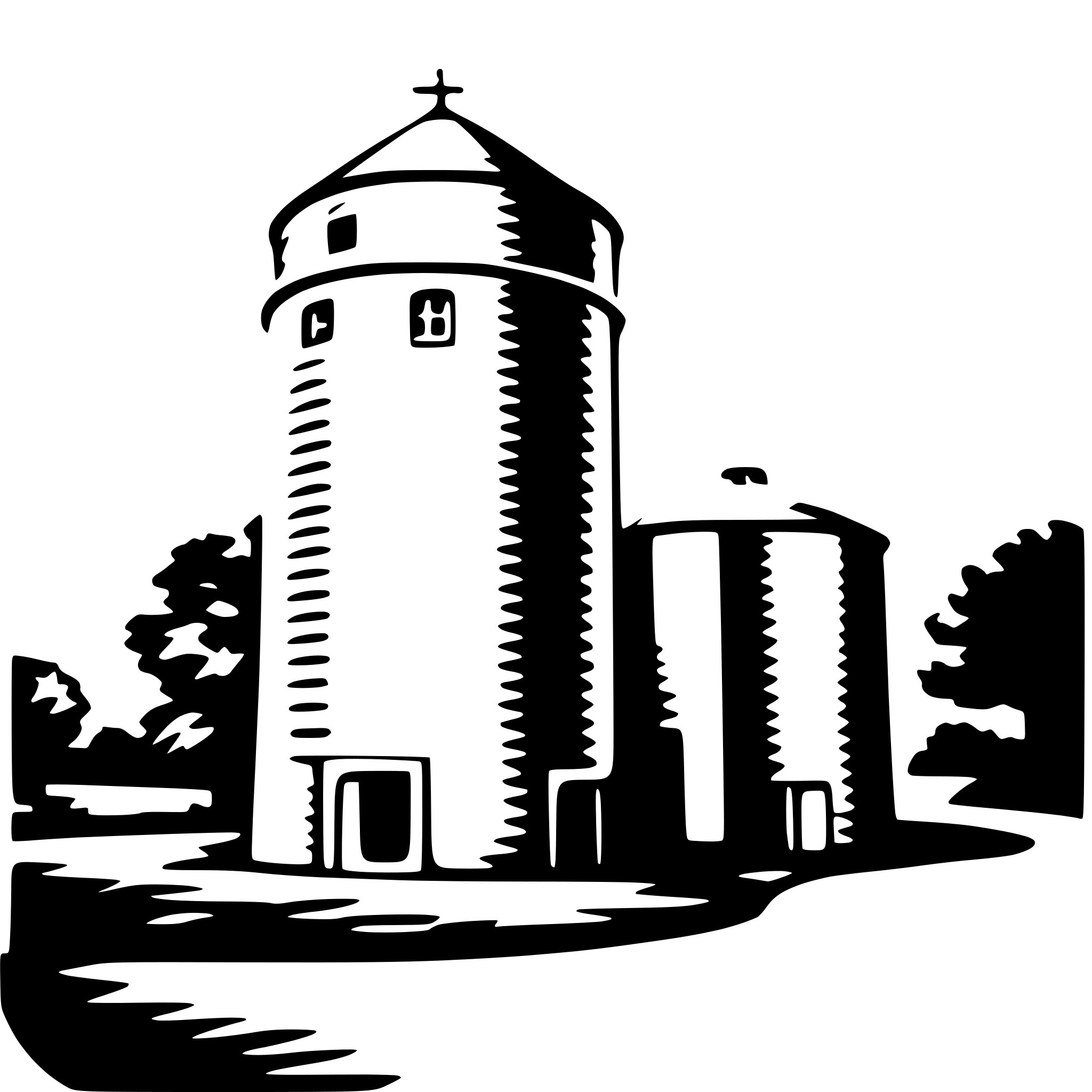 AI-generated SVG of a barn and silo