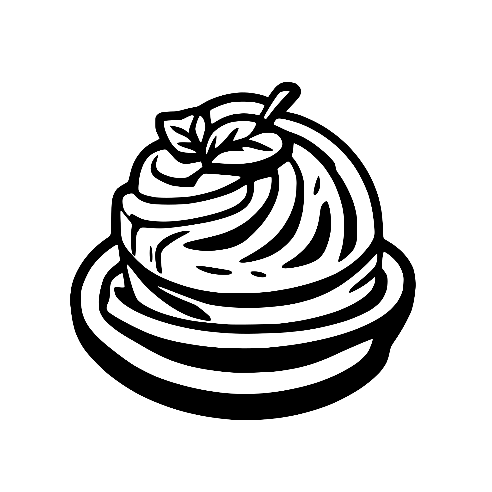 AI-generated SVG of a A knight shield with a cinnamon roll on top that can be used as a software logo. Make the cinnamon roll look really juicy