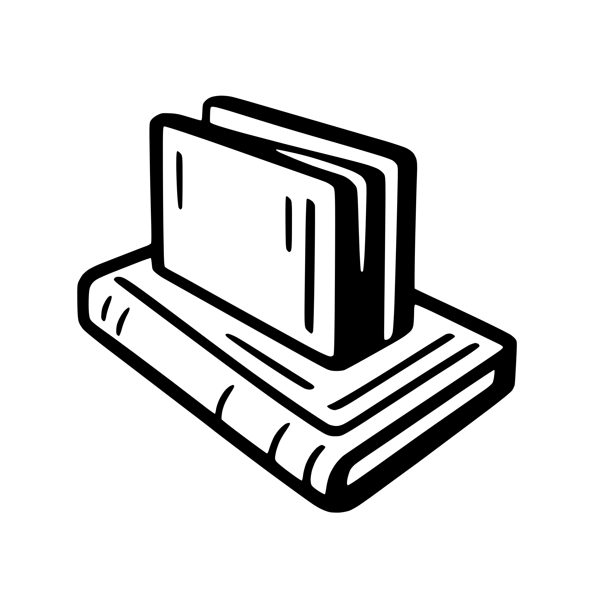 AI-generated SVG of 'open book with pages'