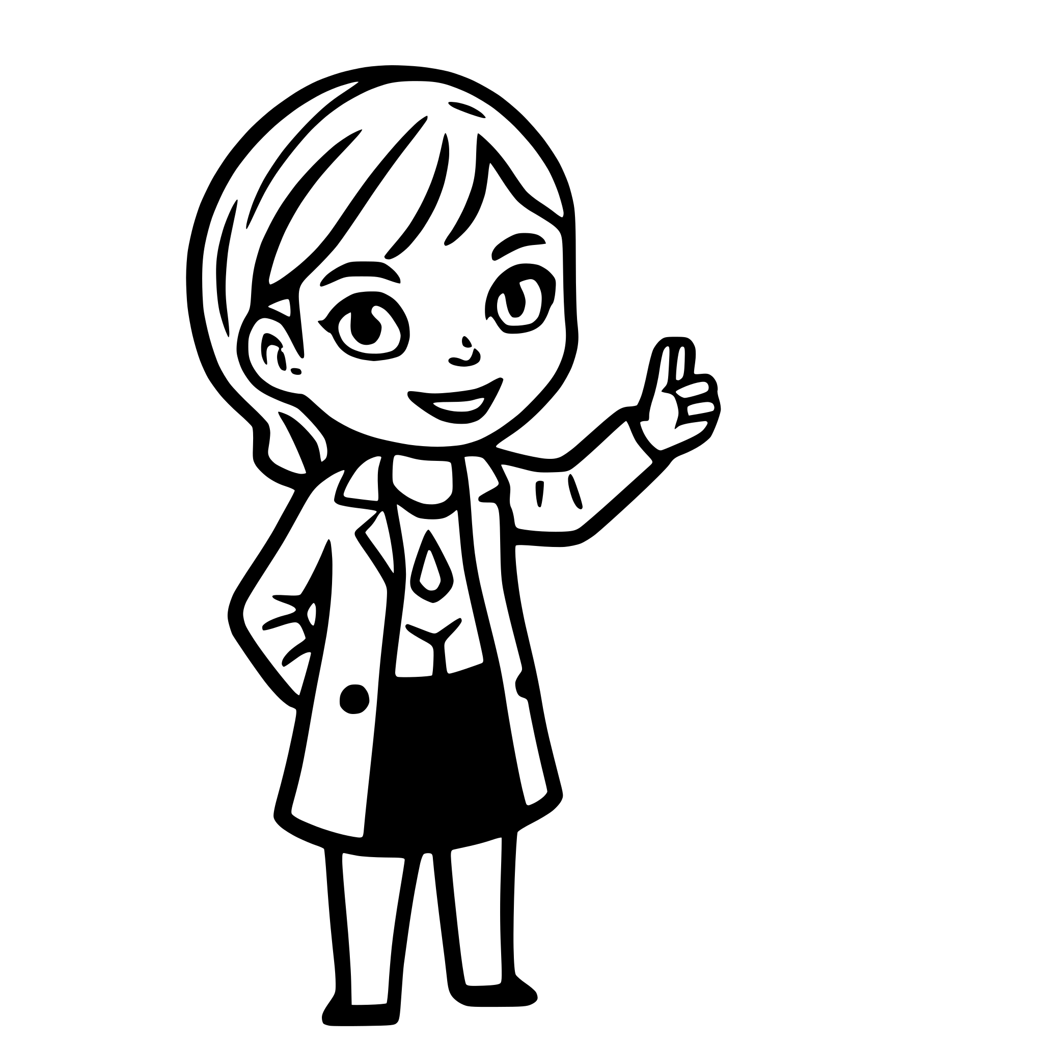 AI-generated SVG of 'saying an educator goodbye'