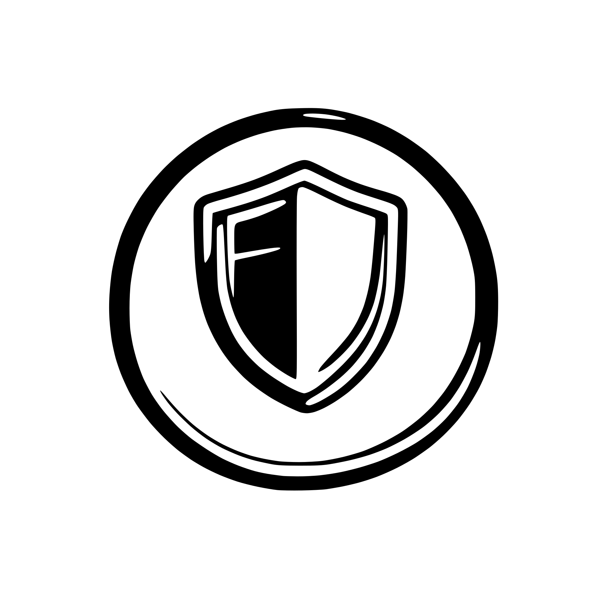 AI-generated SVG of 'simple logo vpn bot shield'