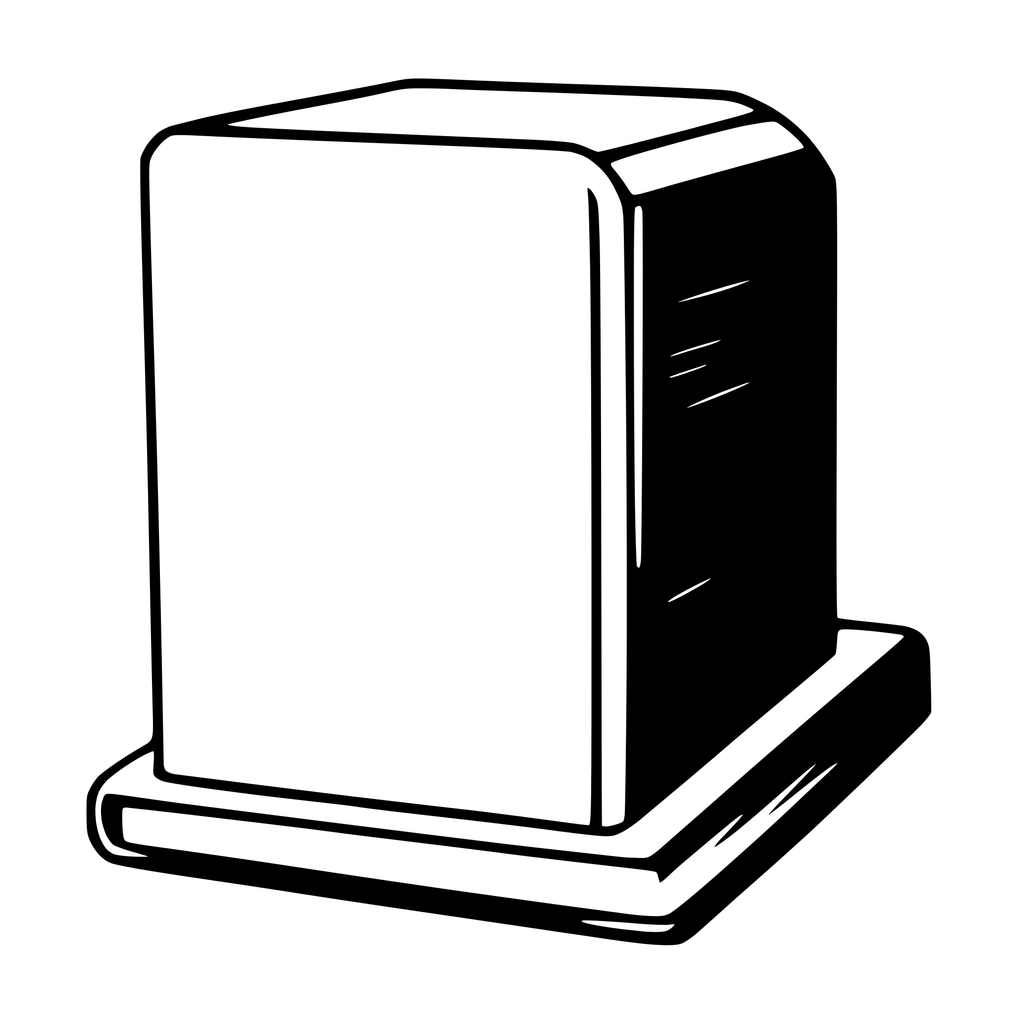 AI-generated SVG of a book