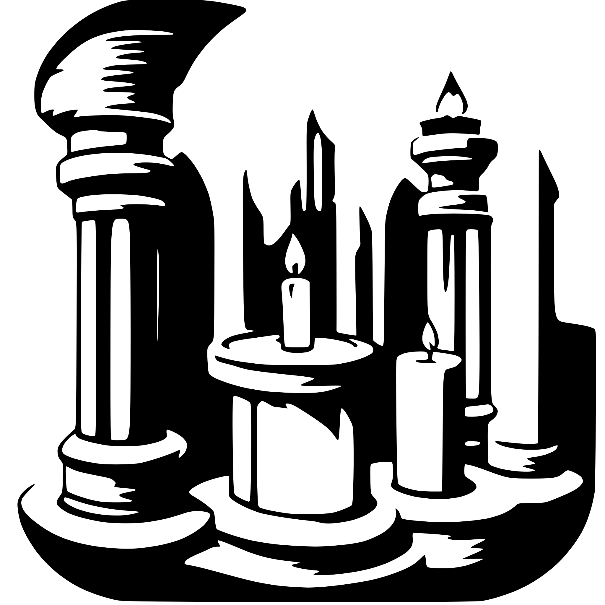 AI-generated SVG of 'candle arch'