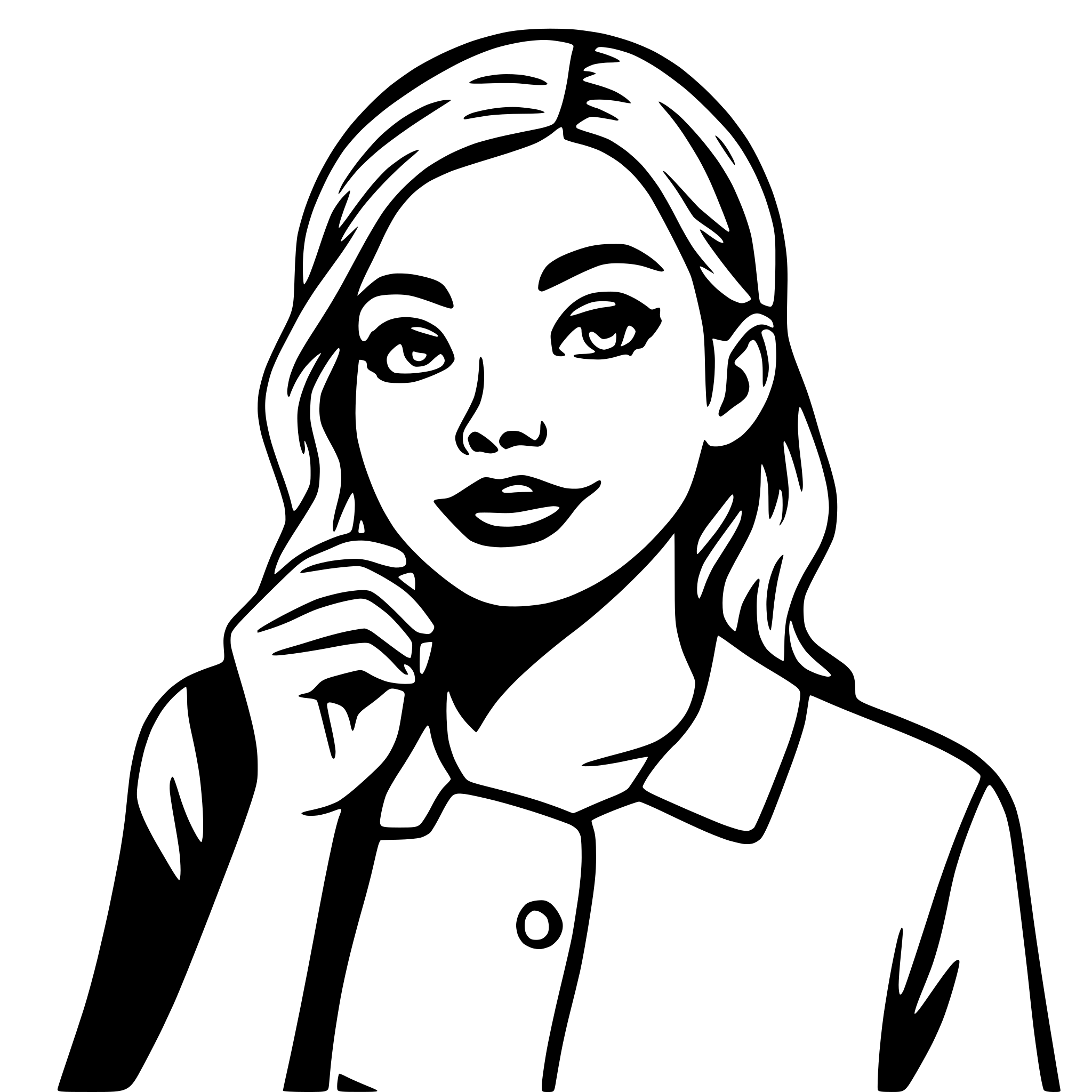 AI-generated SVG of a saying goodbye