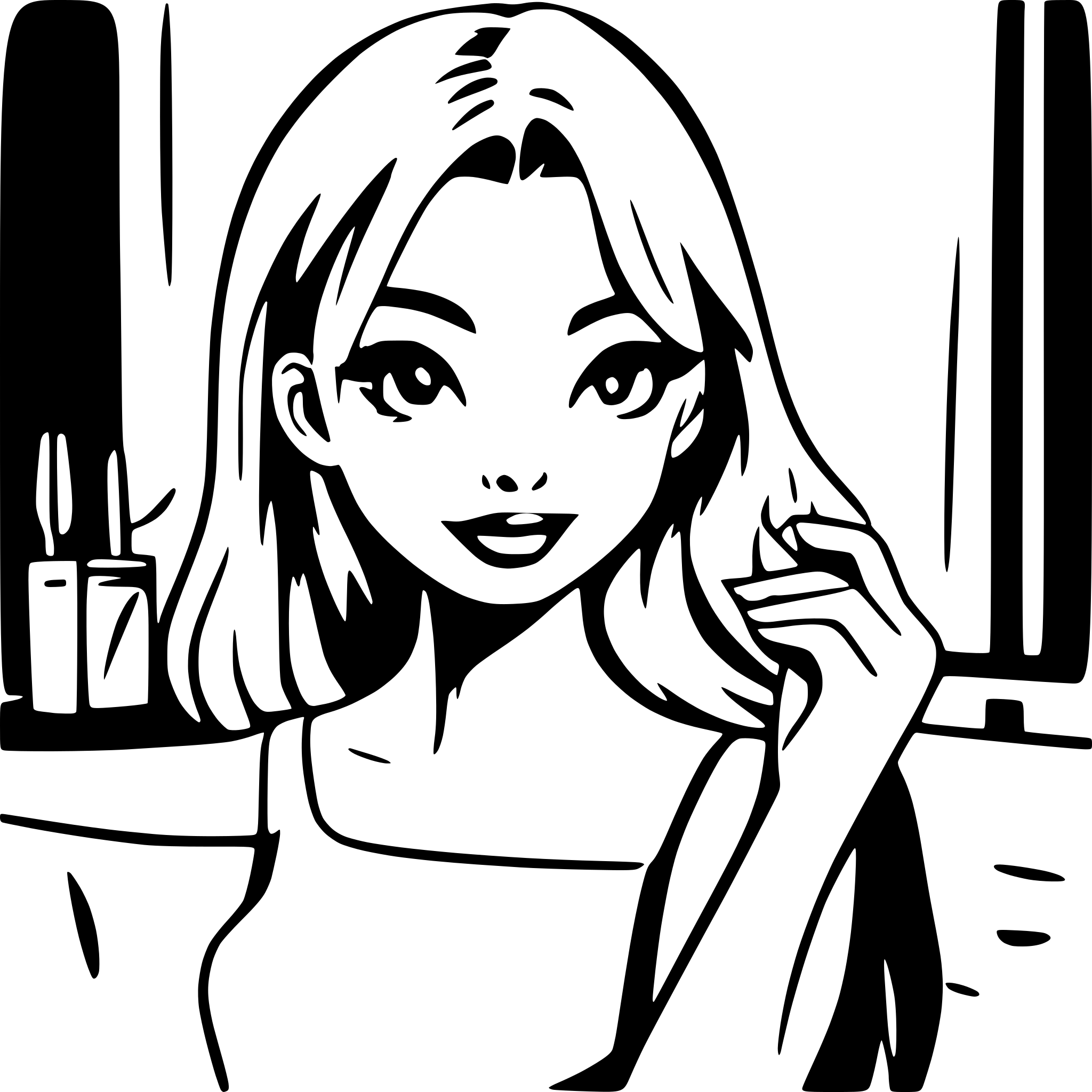 AI-generated SVG of a laser hair removal