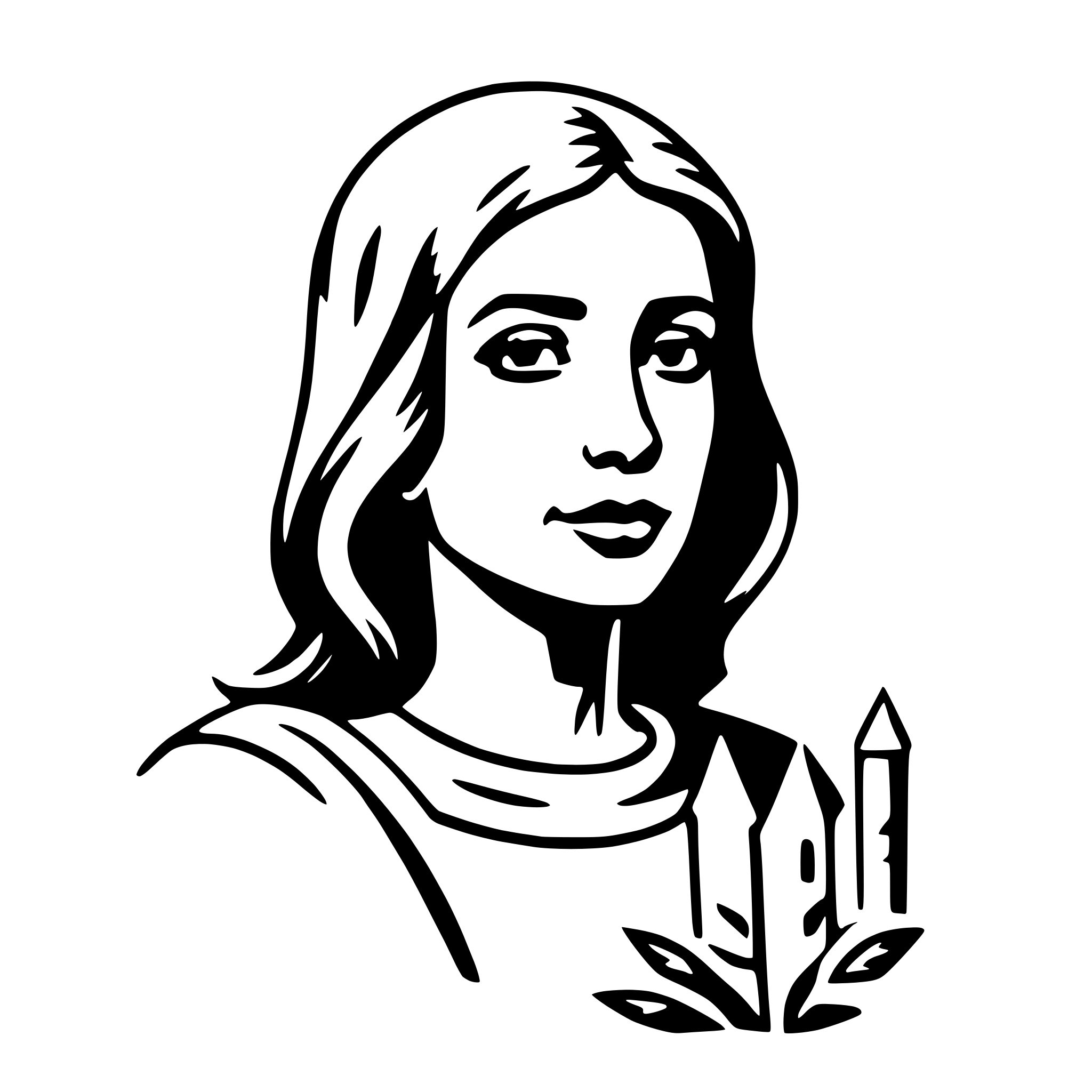 AI-generated SVG of 'brigid'