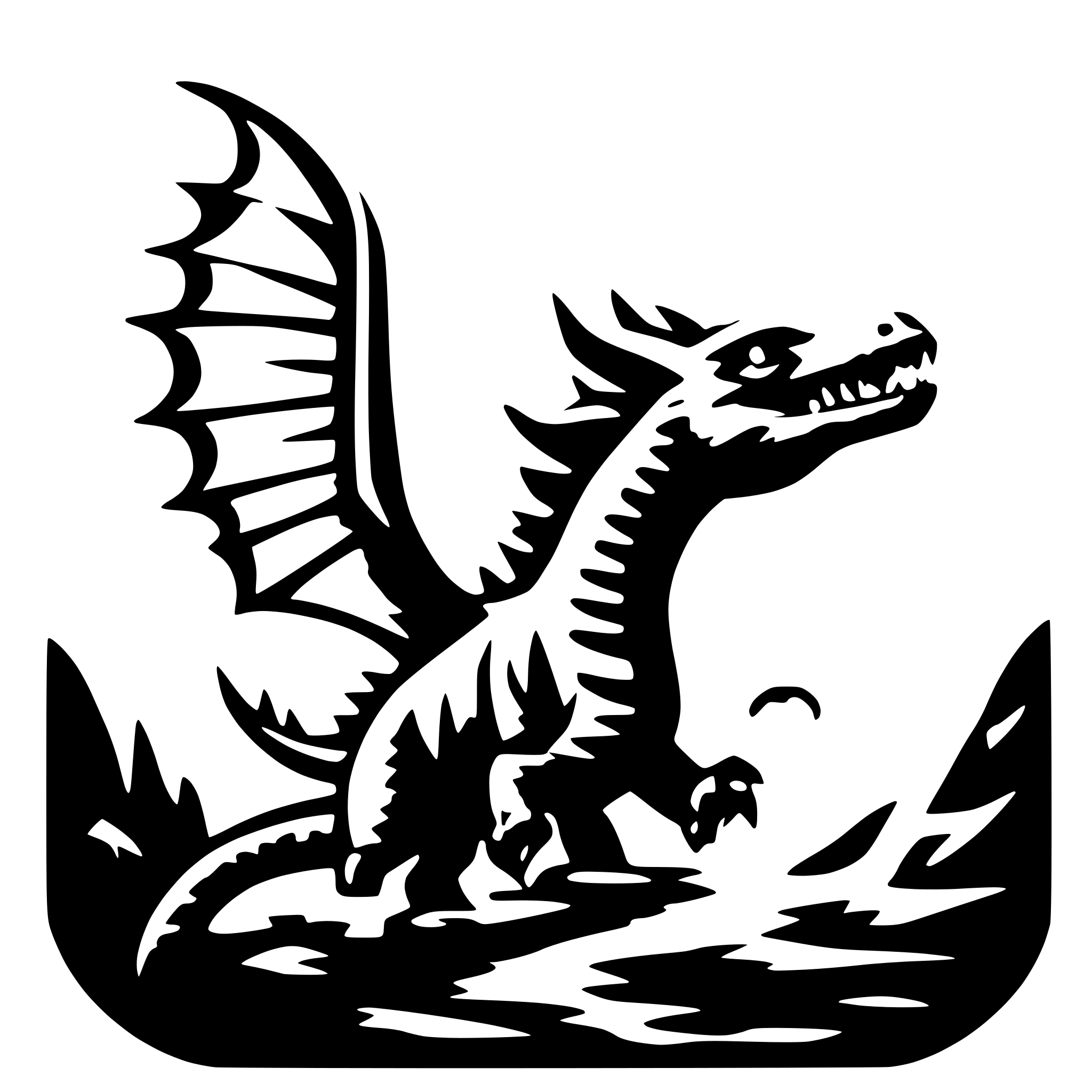 AI-generated SVG of a dragons take flight