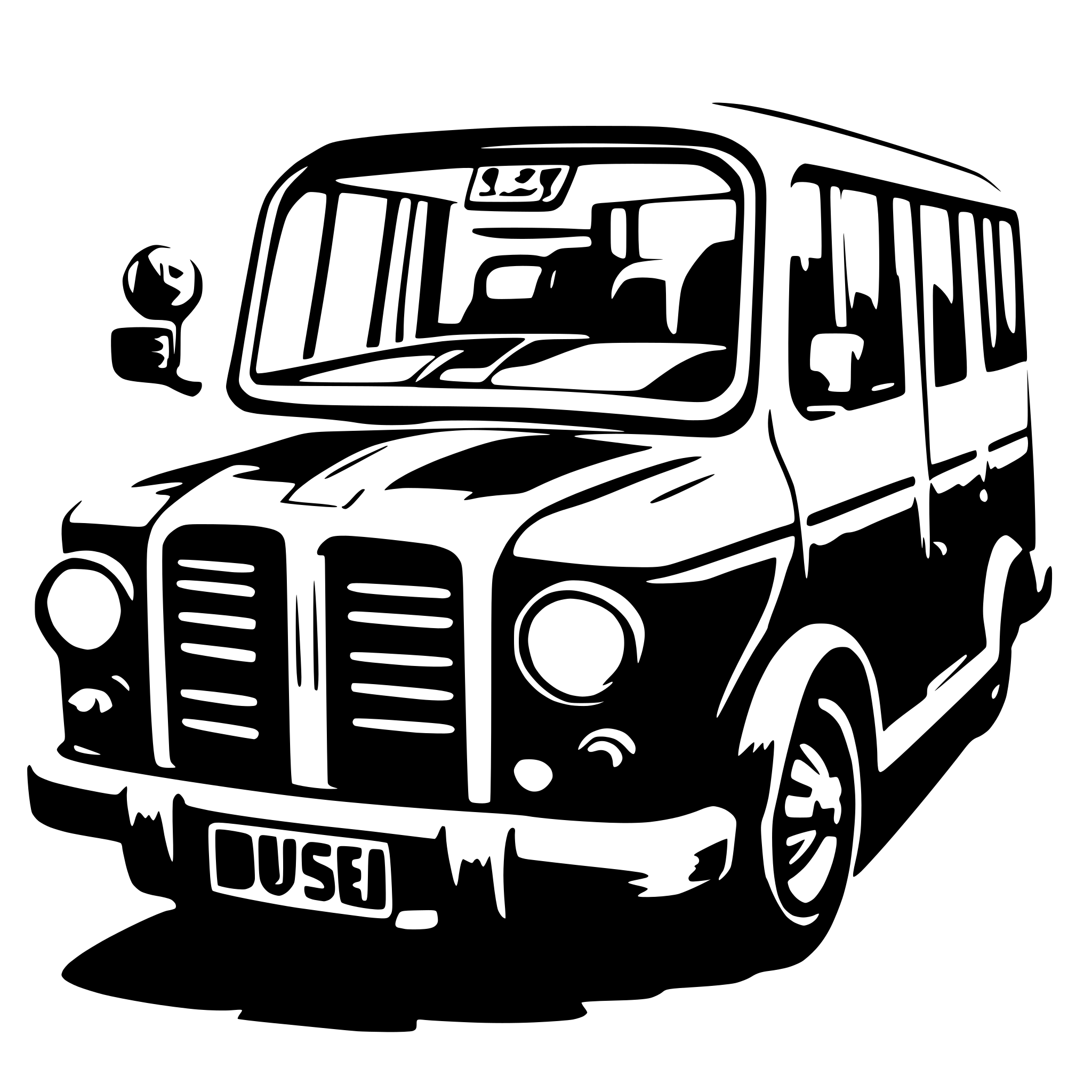 AI-generated SVG of a asfe uibsfsfusf sbusfsbui car