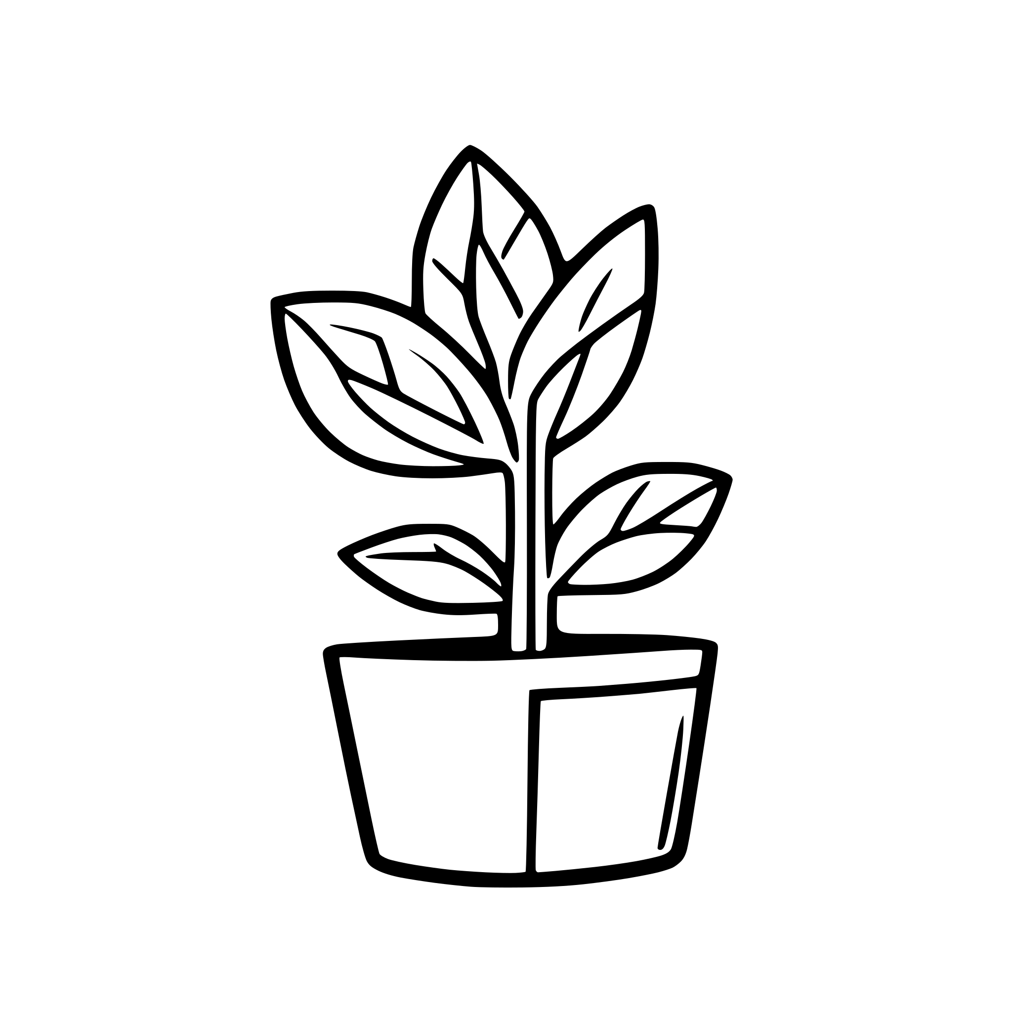 AI-generated SVG of a plant icon