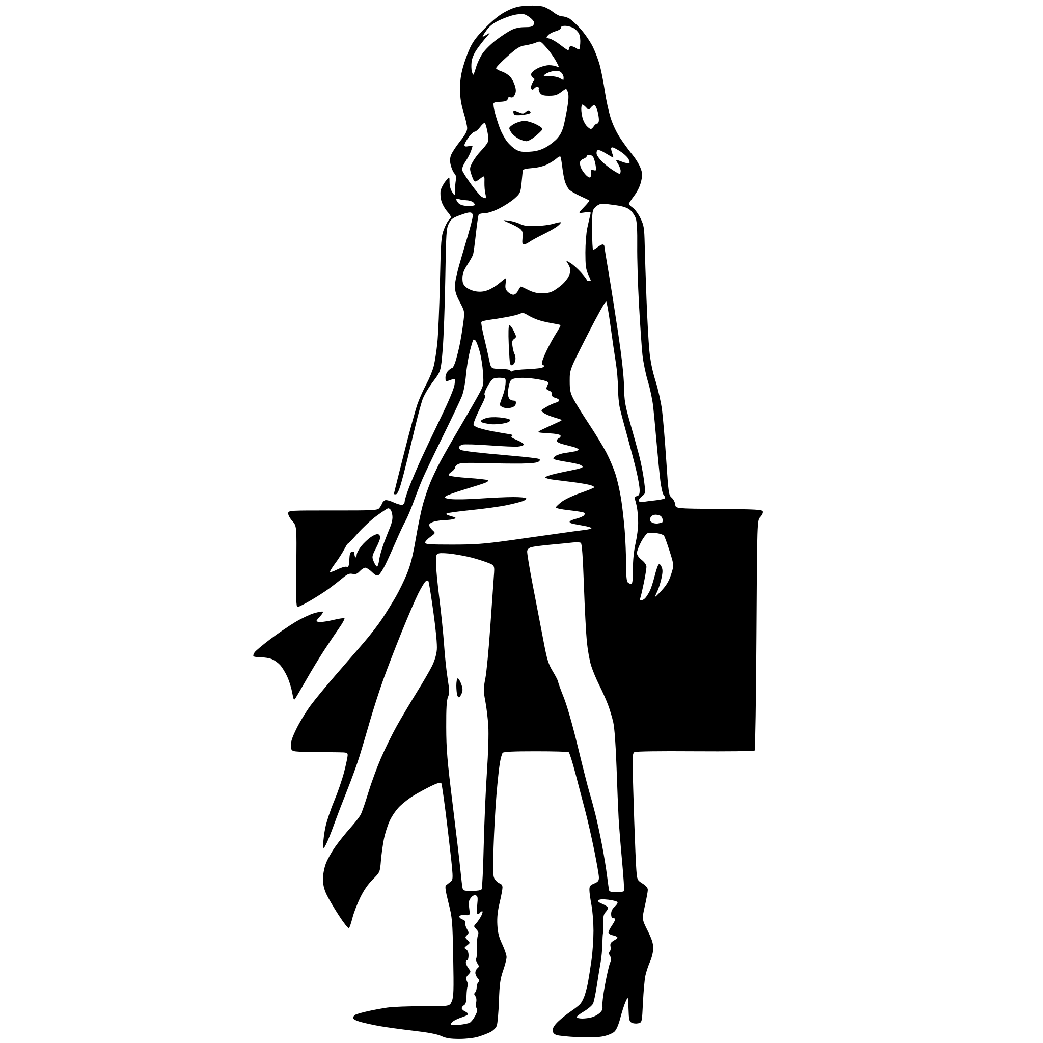 AI-generated SVG of 'sexy lady full body'