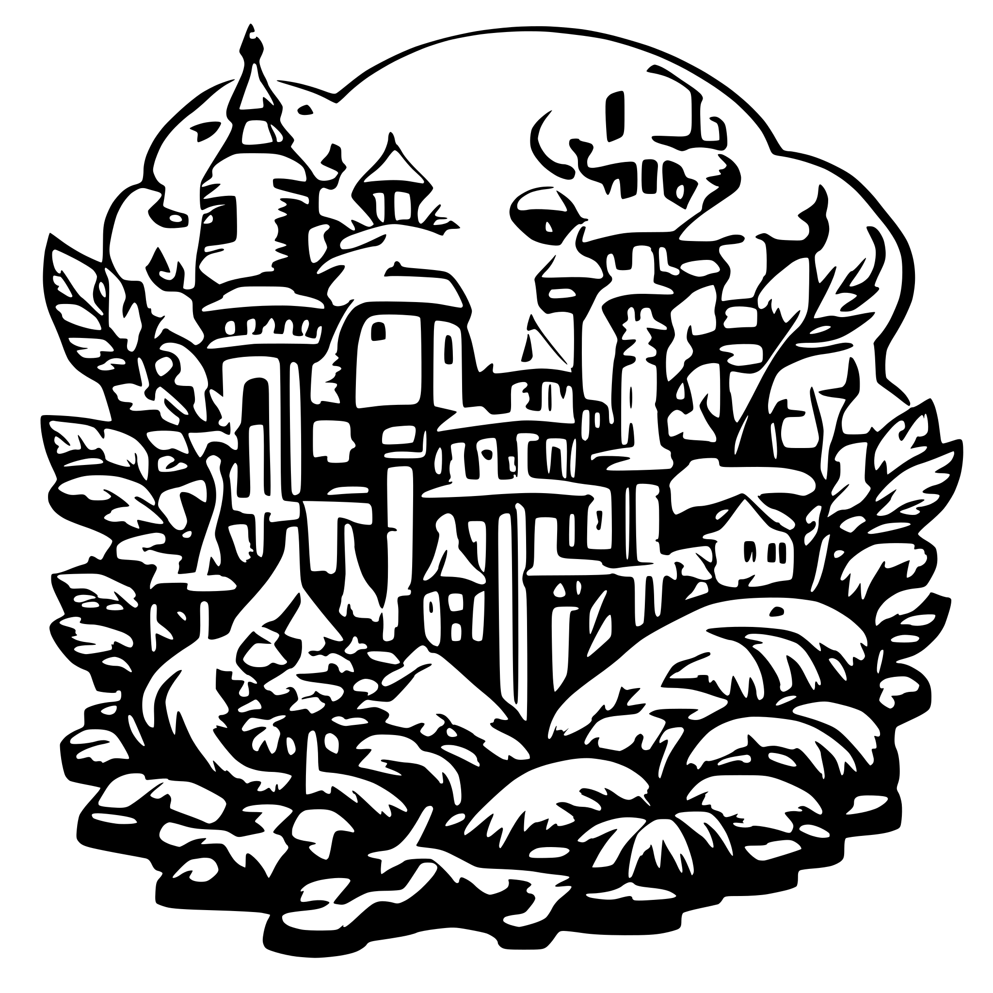 AI-generated SVG of a Kutai Kingdom