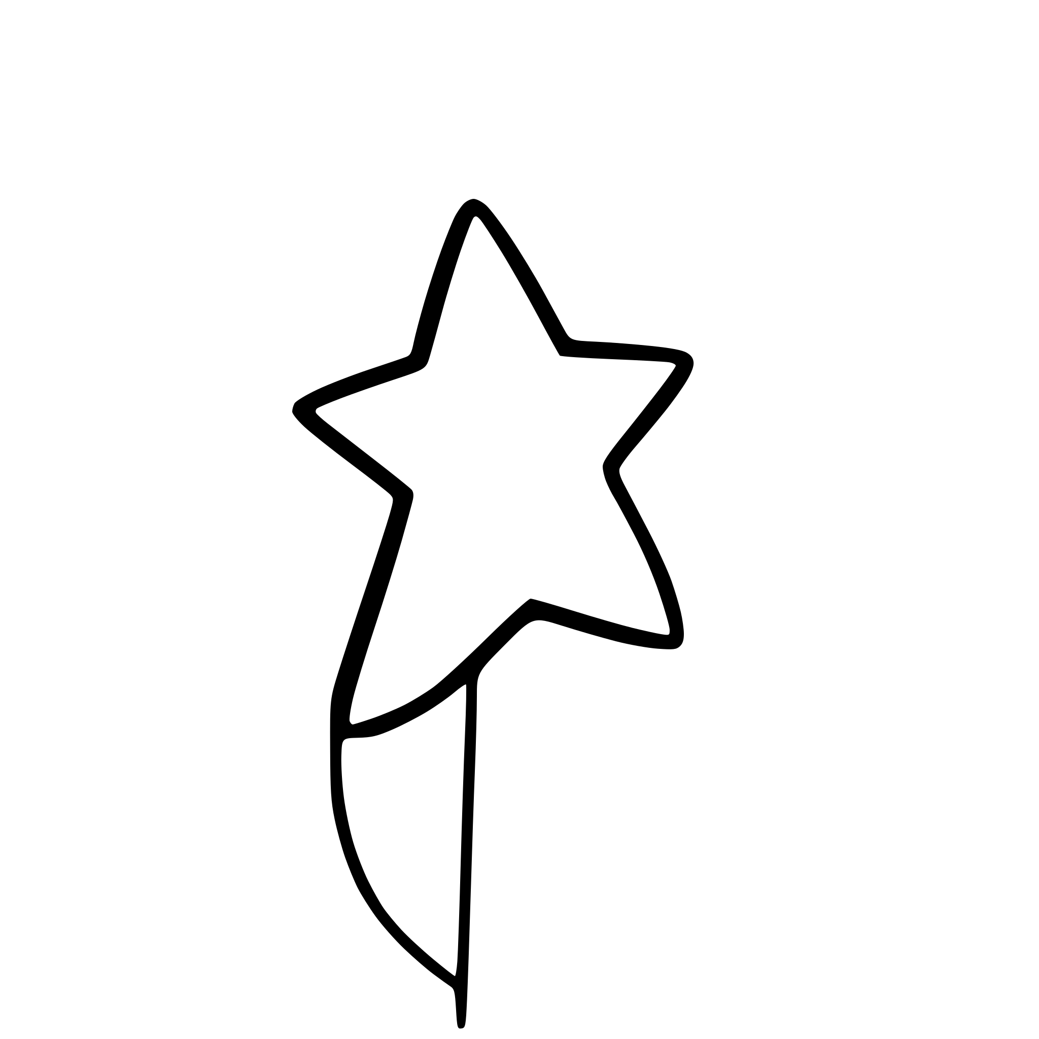 AI-generated SVG of a star