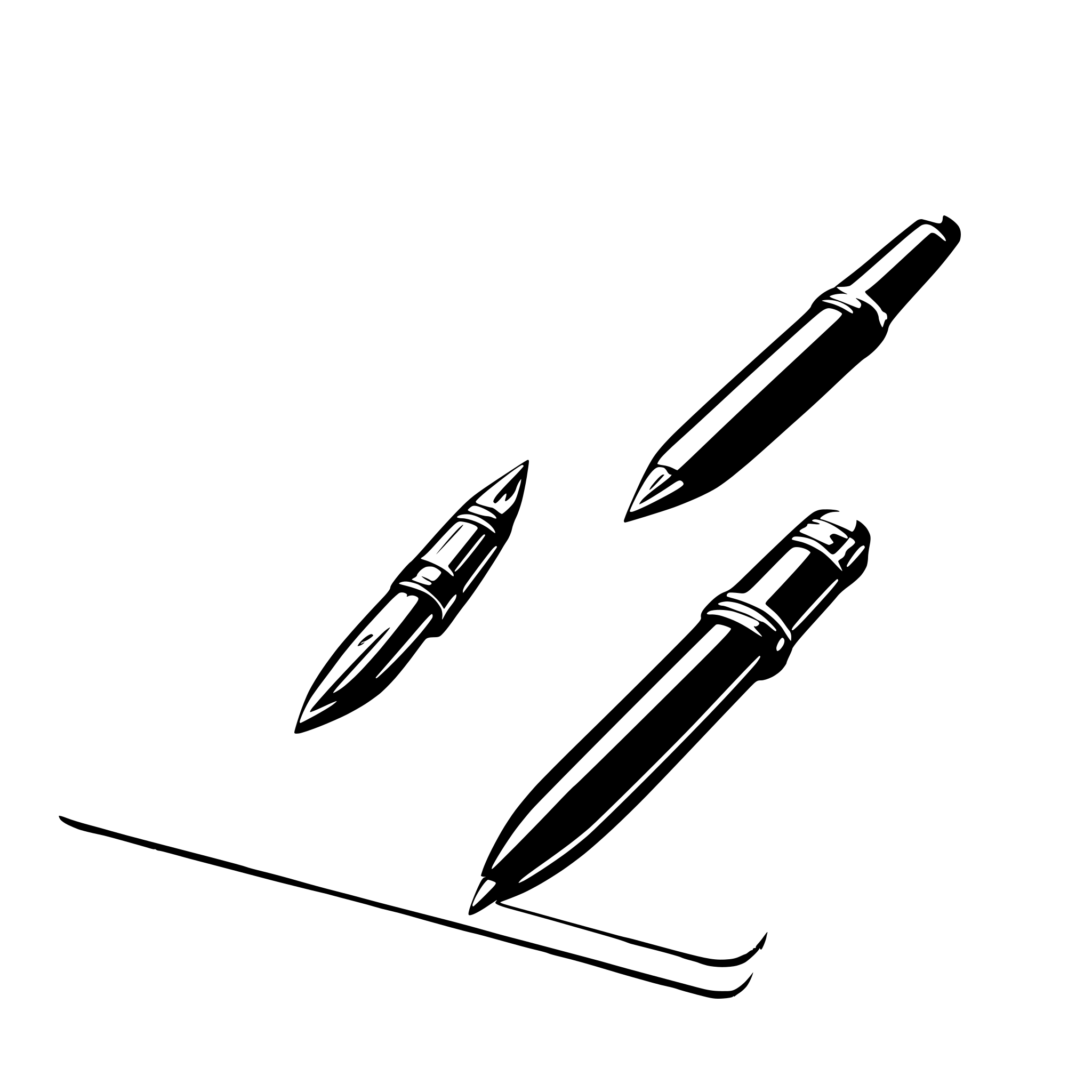 AI-generated SVG of a A black and white SVG illustration of a fountain pen placed diagonally across an open notebook. The pen’s nib is finely detailed, and the notebook has visible lined pages with slight texture. AI-generated SVG of a A black and white SVG illustration of a fountain pen placed diagonally across an open notebook. The pen’s nib is finely detailed, and the notebook has visible lined pages with slight texture.