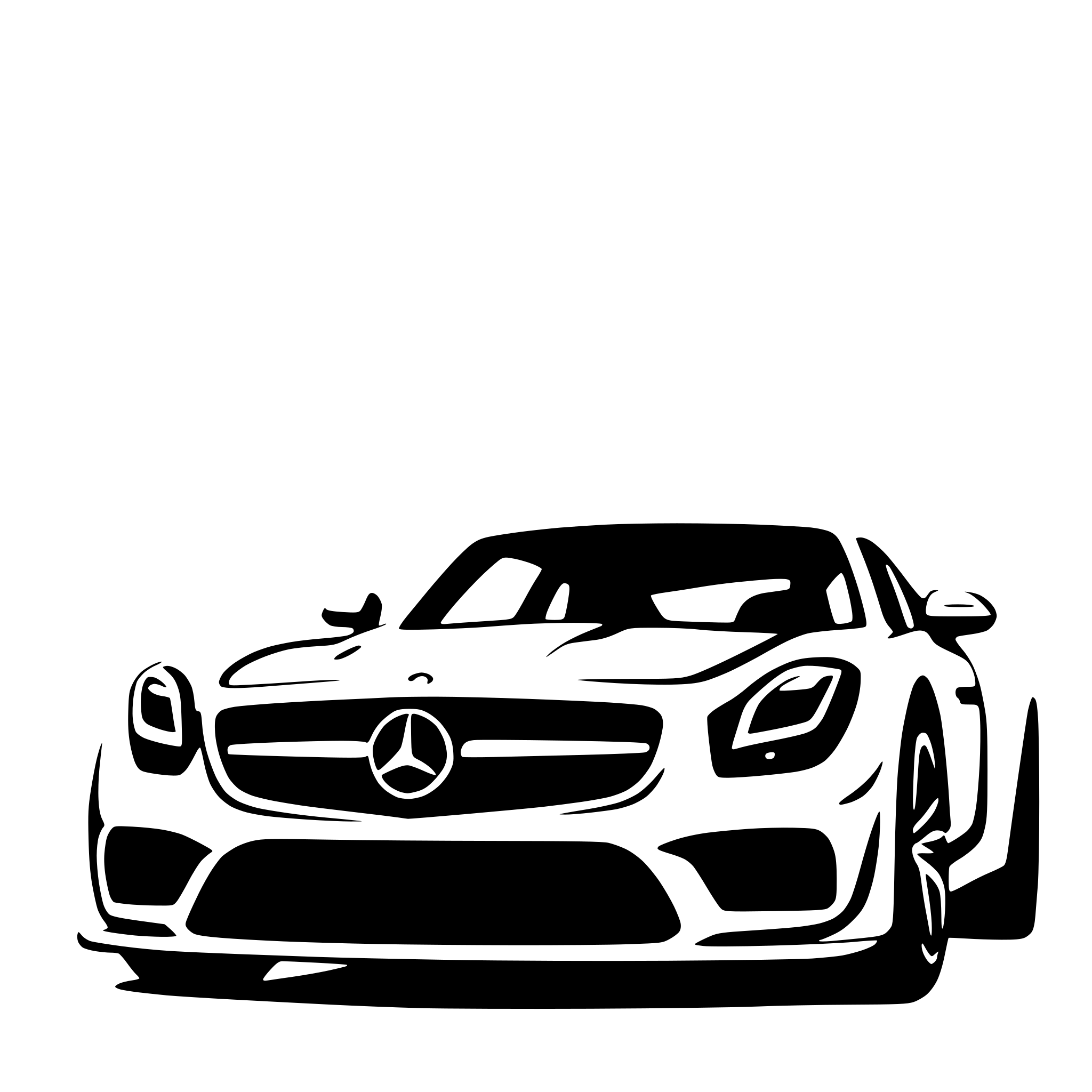 AI-generated SVG of a mercedes benz gt Face view with slight angle deviation with rear wing AI-generated SVG of a mercedes benz gt Face view with slight angle deviation with rear wing