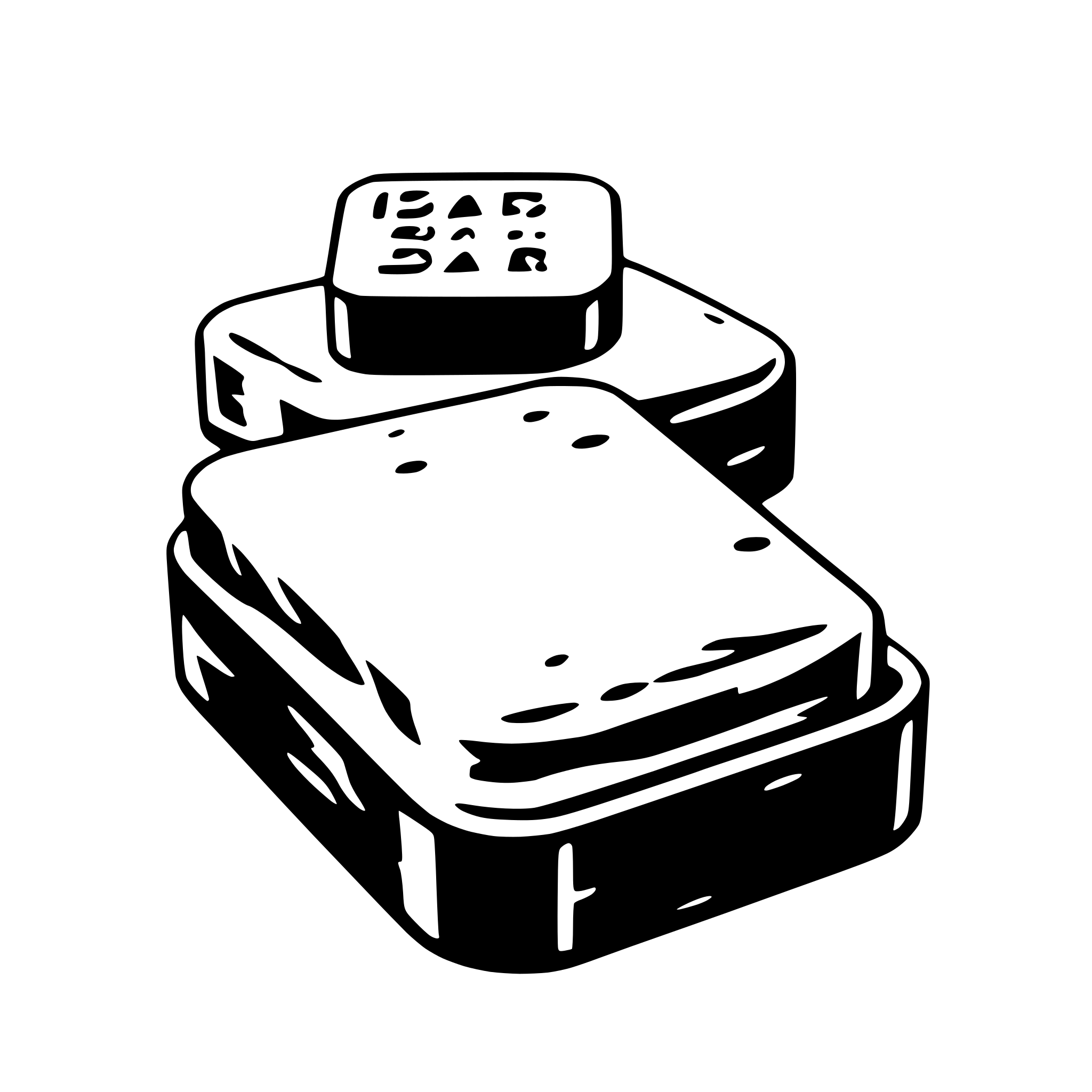 AI-generated SVG of a bar soap