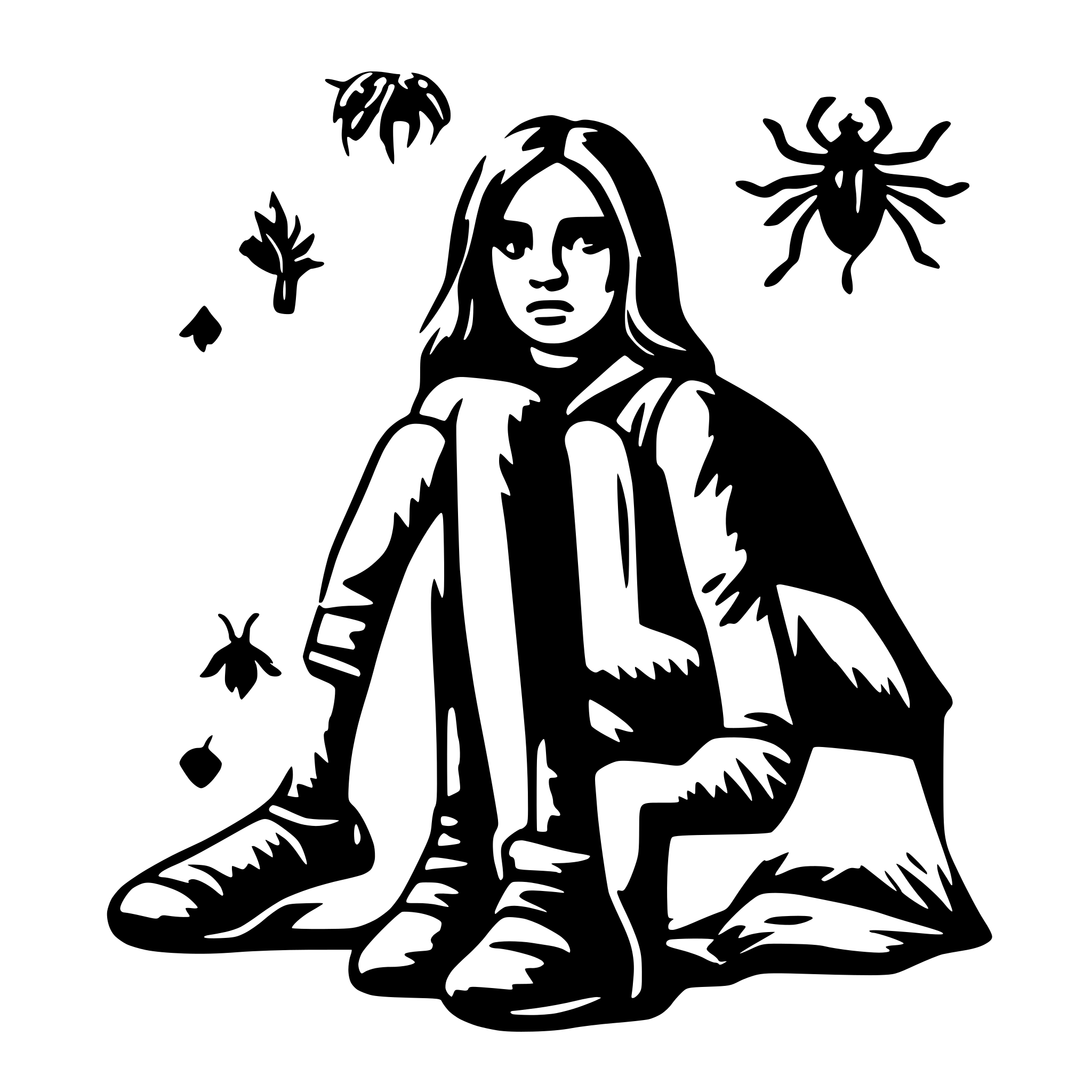 AI-generated SVG of a lyme disease symptoms