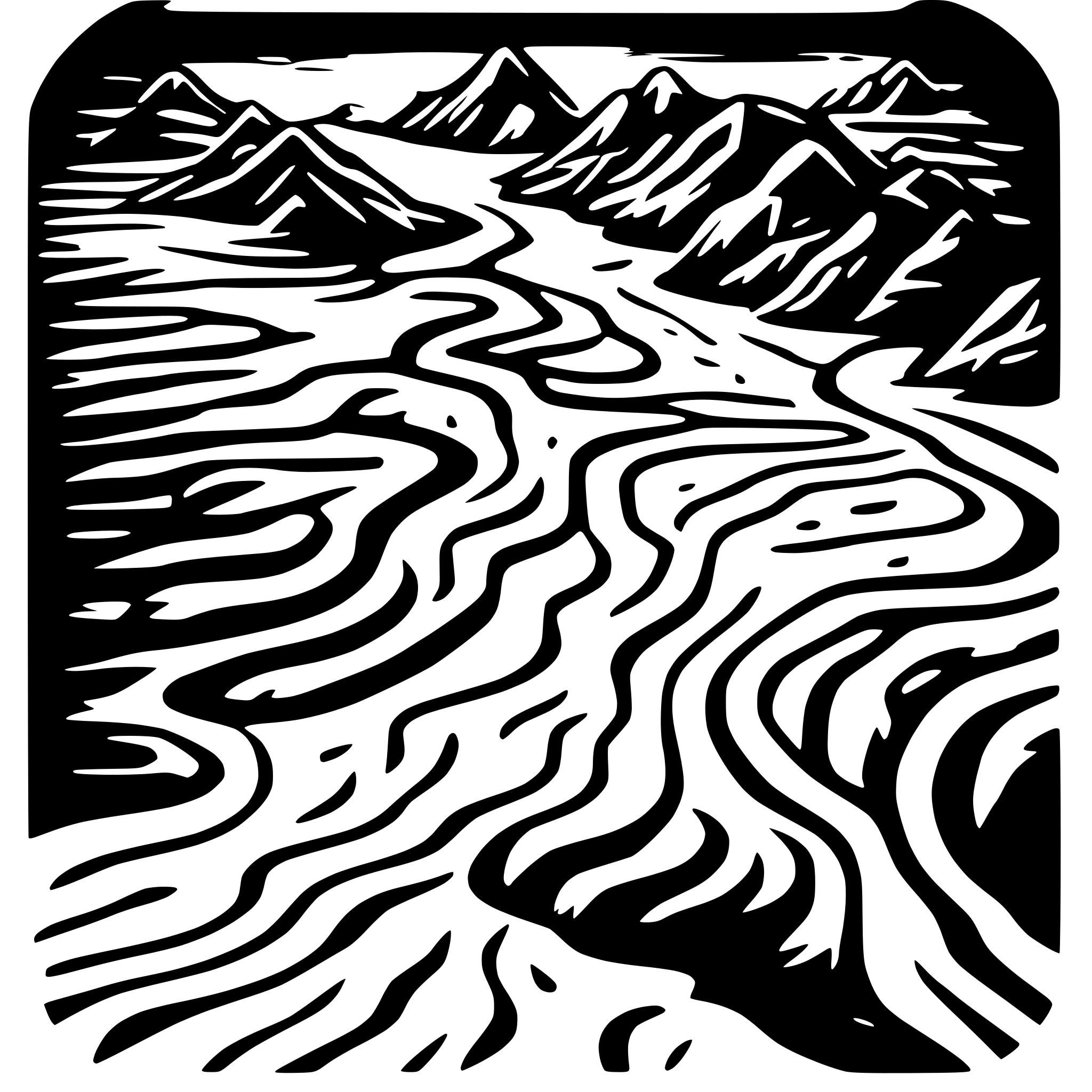 AI-generated SVG of a topographic pattern