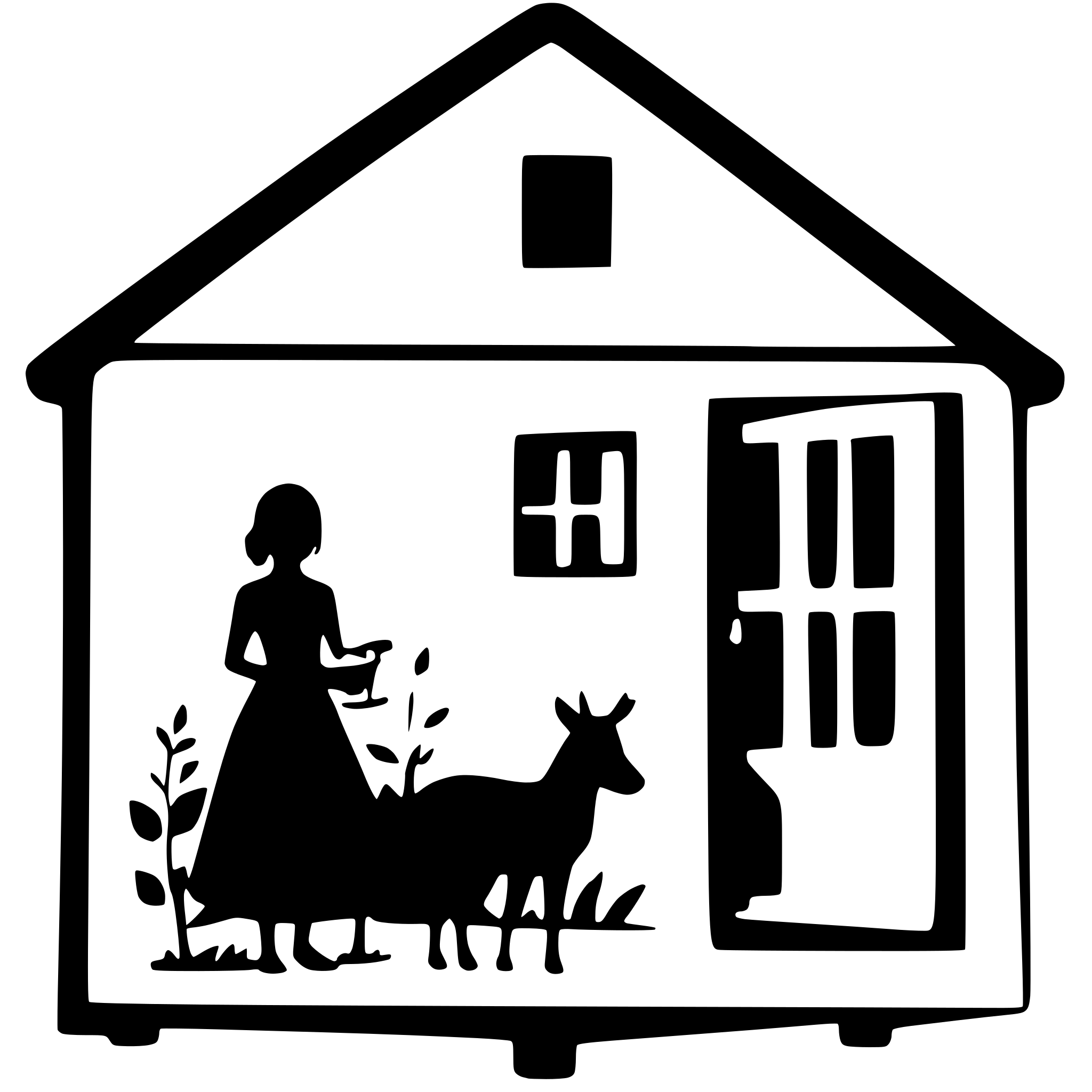 AI-generated SVG of a rustic country cottage