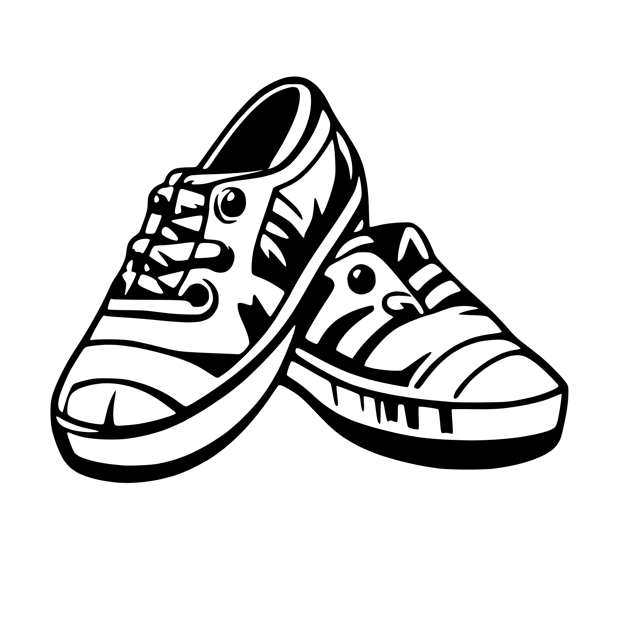 AI-generated SVG of 'Zapatos, logotipo'