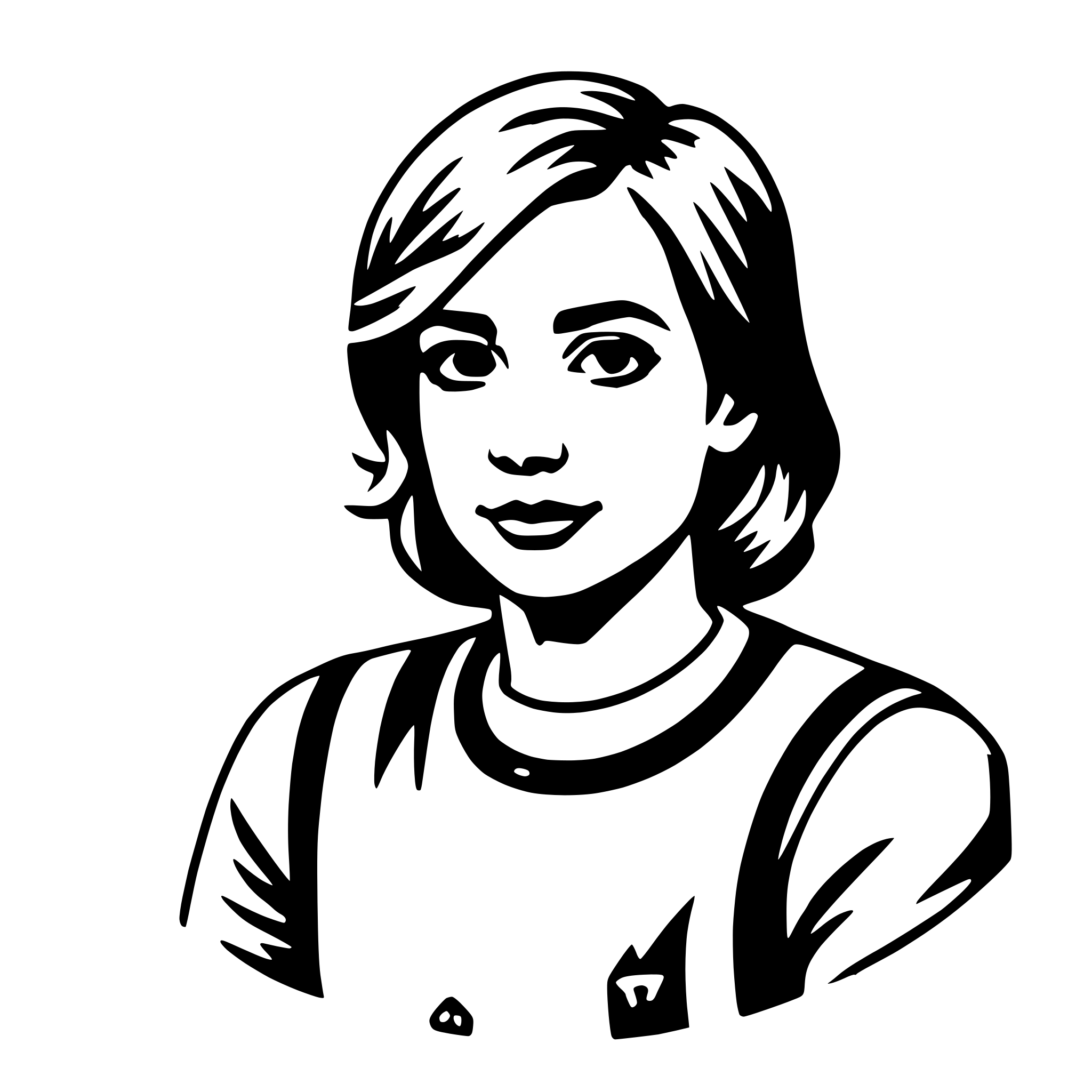AI-generated SVG of 'graphic designer'