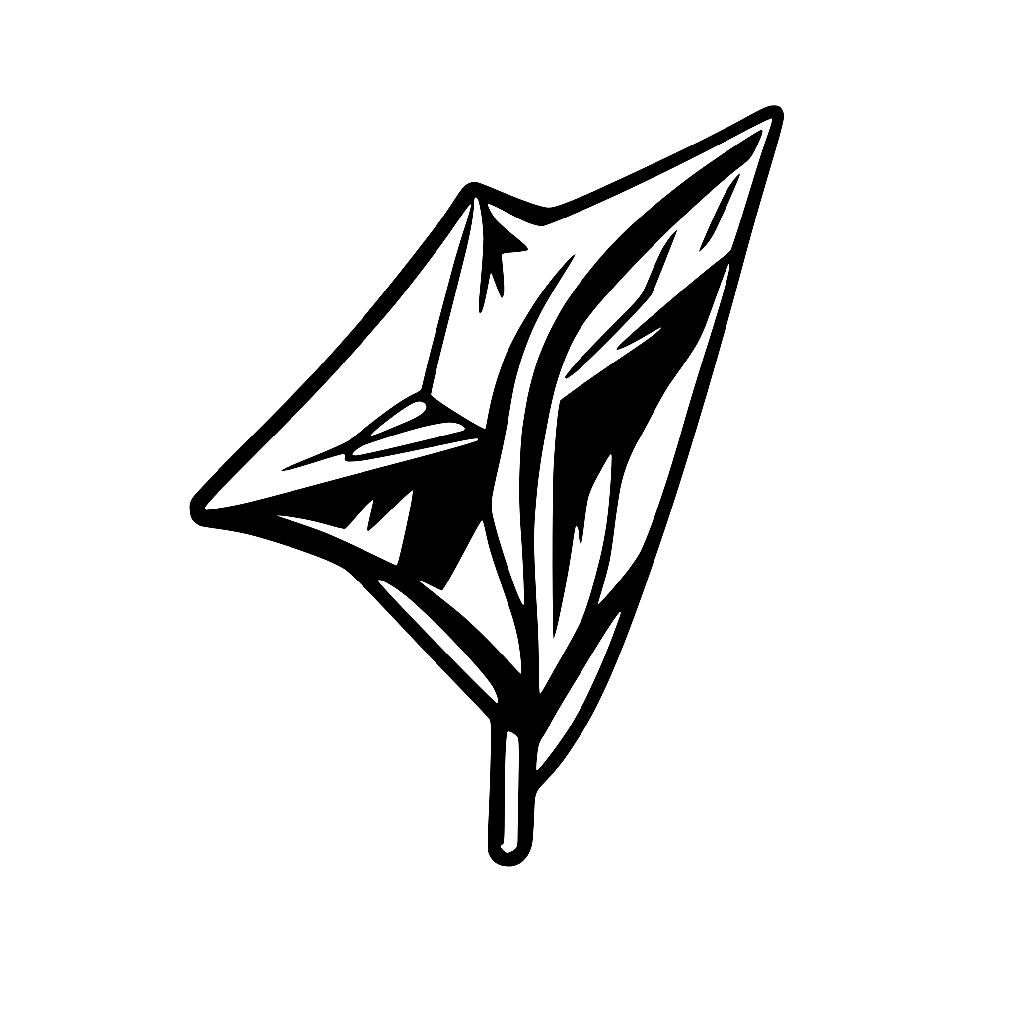 AI-generated SVG of 'clean wave with a kite'