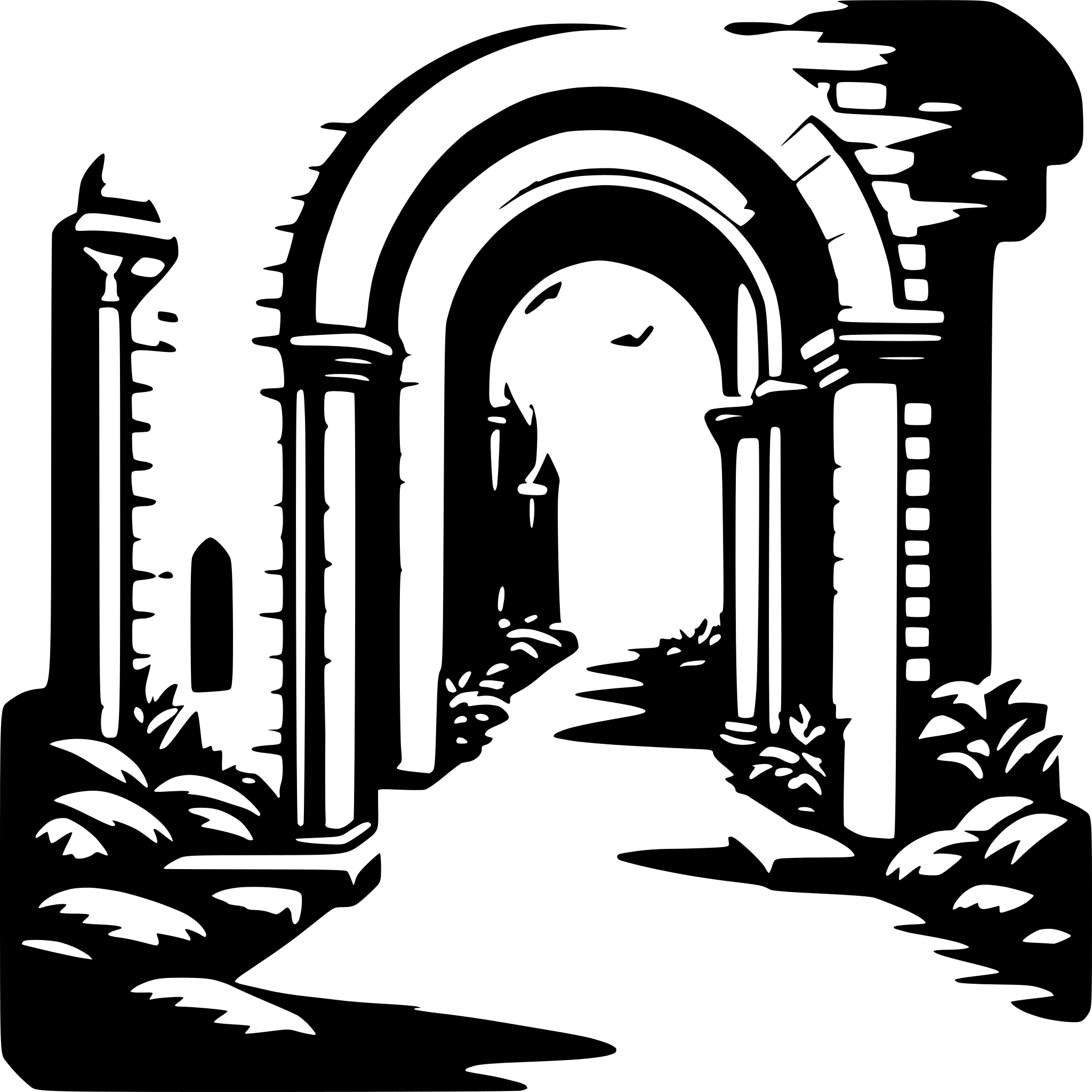 AI-generated SVG of 'book nook alley laser template'