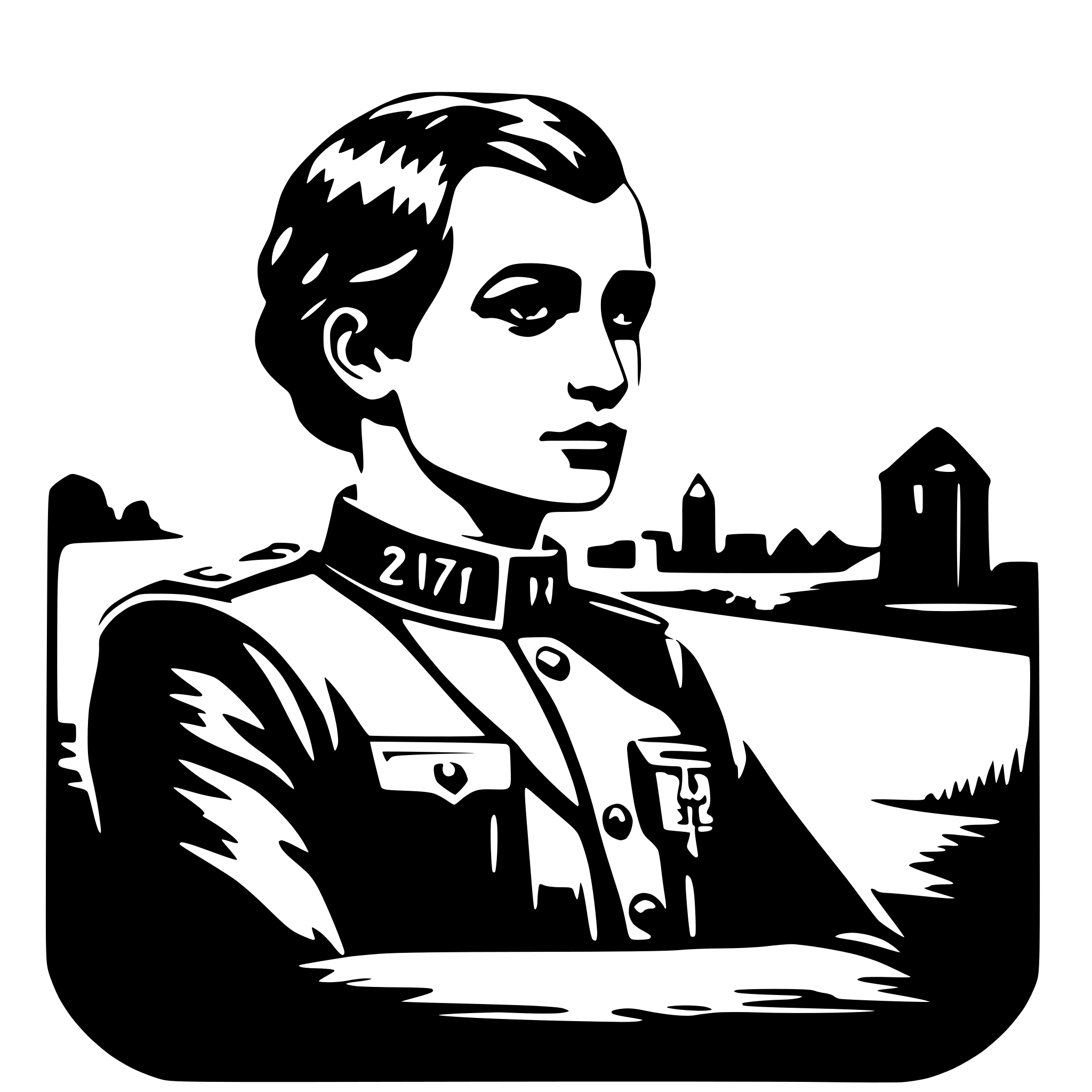 AI-generated SVG of a 1917