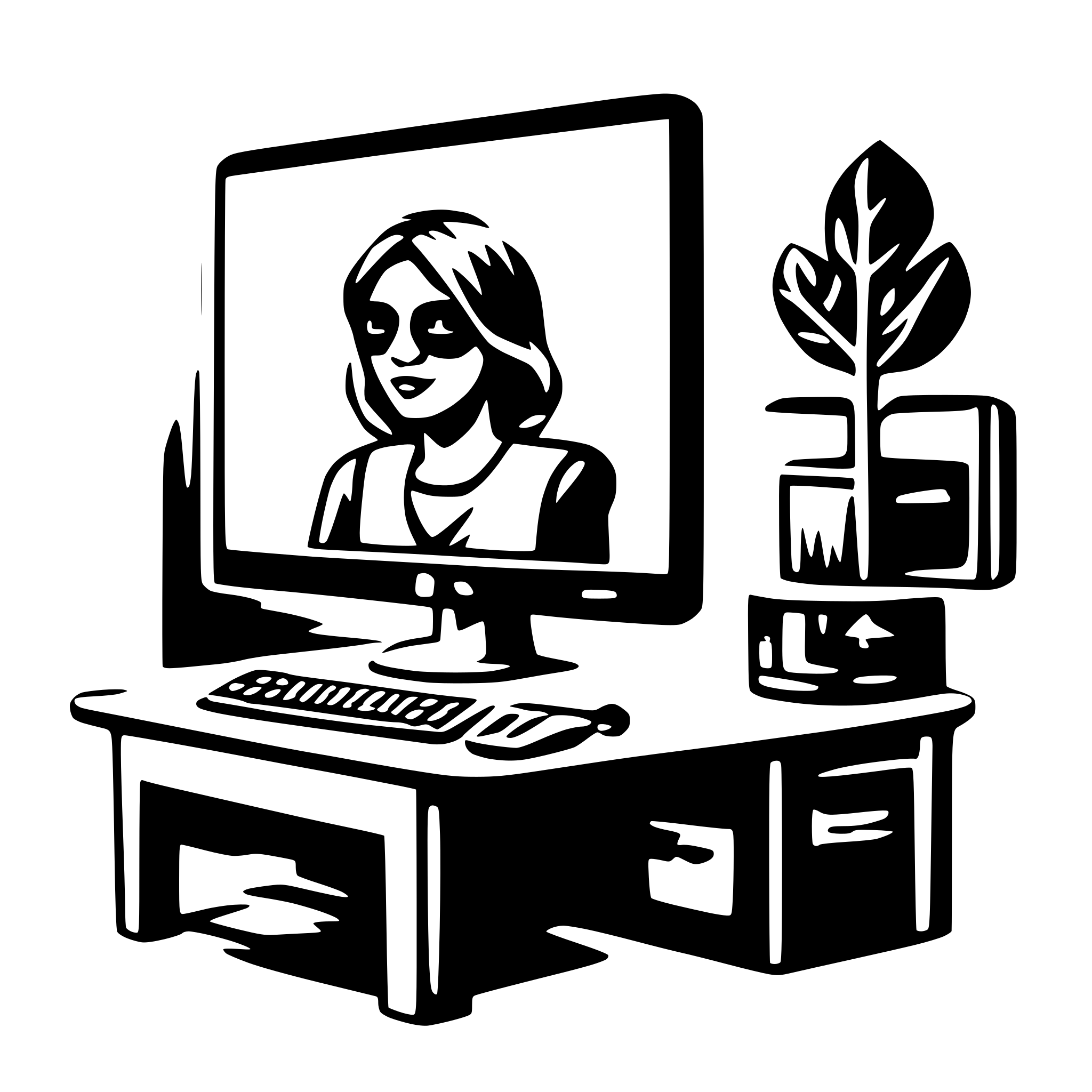 AI-generated SVG of a website development