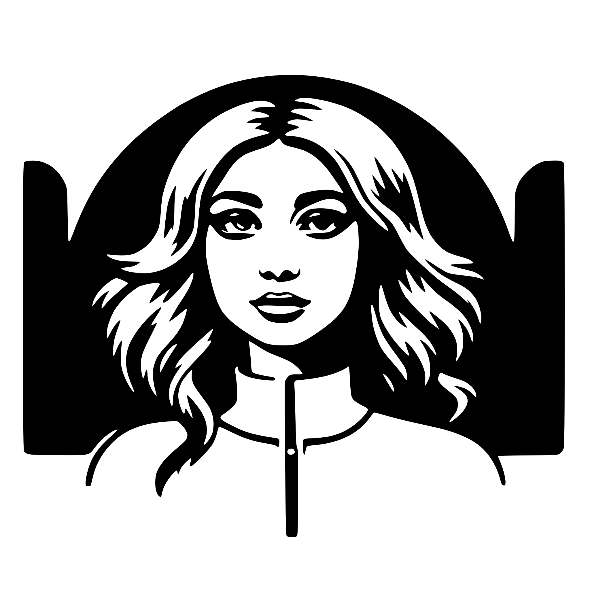 AI-generated SVG of a aura