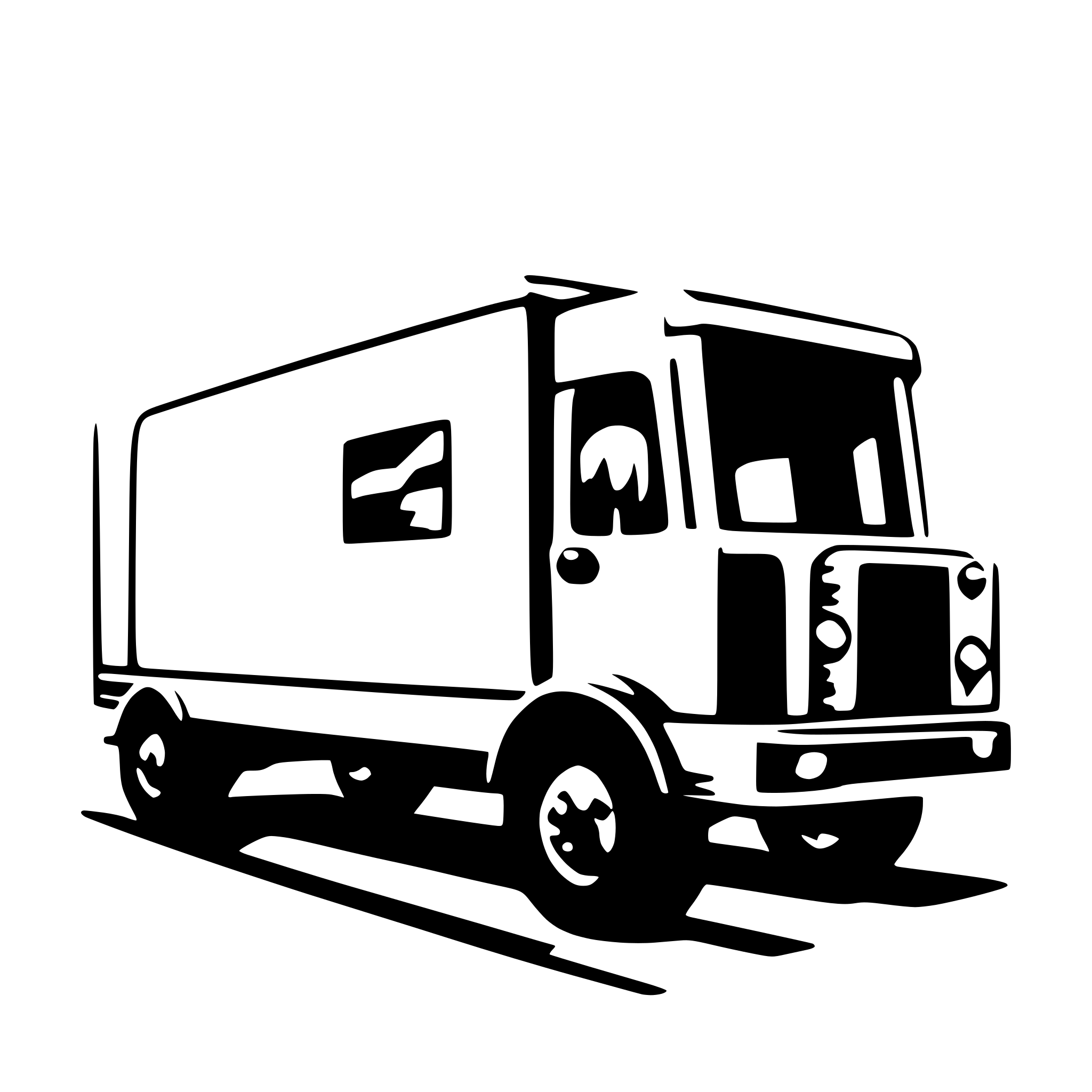 AI-generated SVG of 'moving box truck'