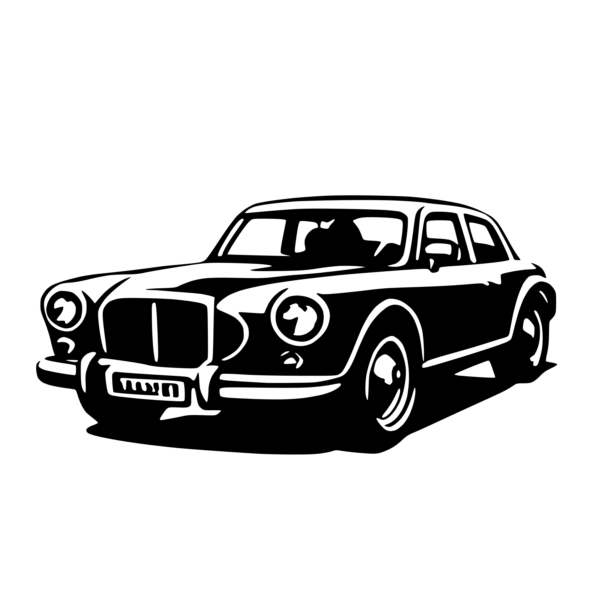 AI-generated SVG of a car