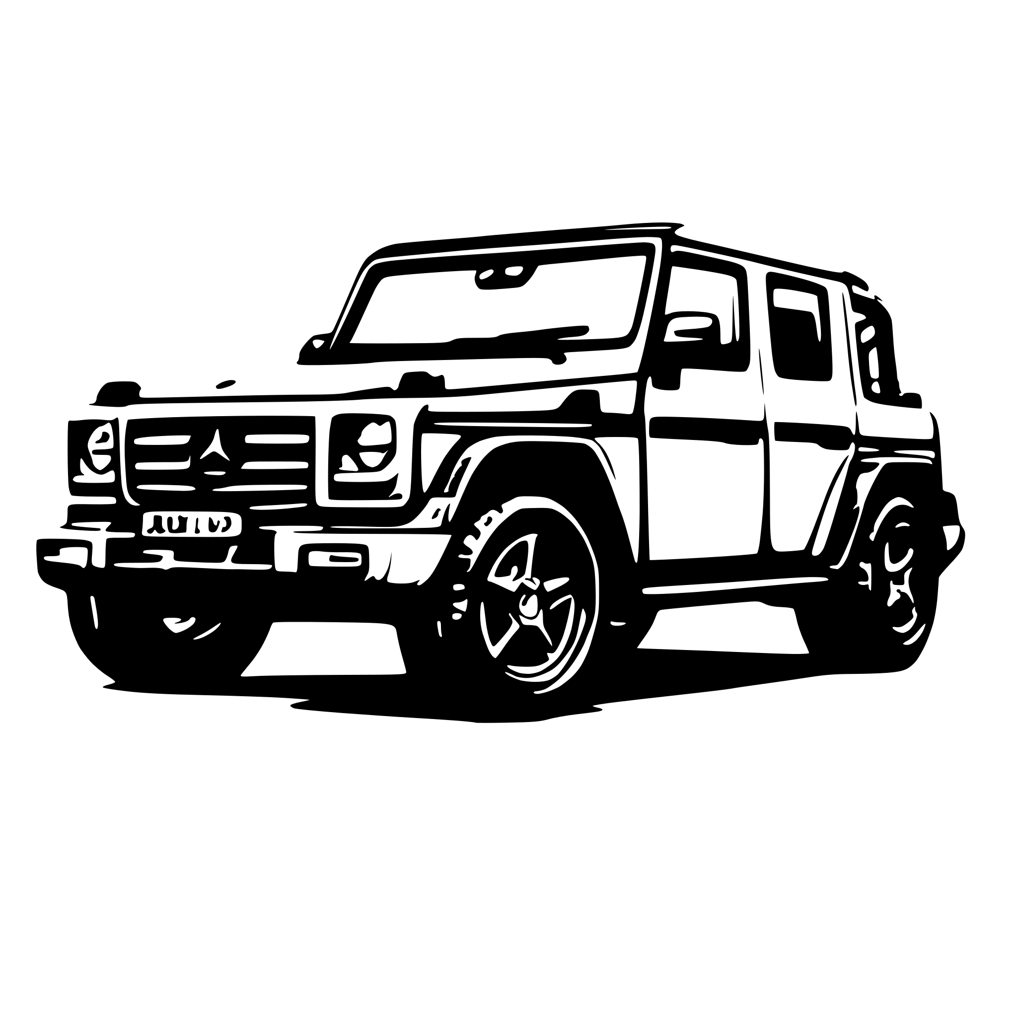AI-generated SVG of 'Mercedes G Wagon'