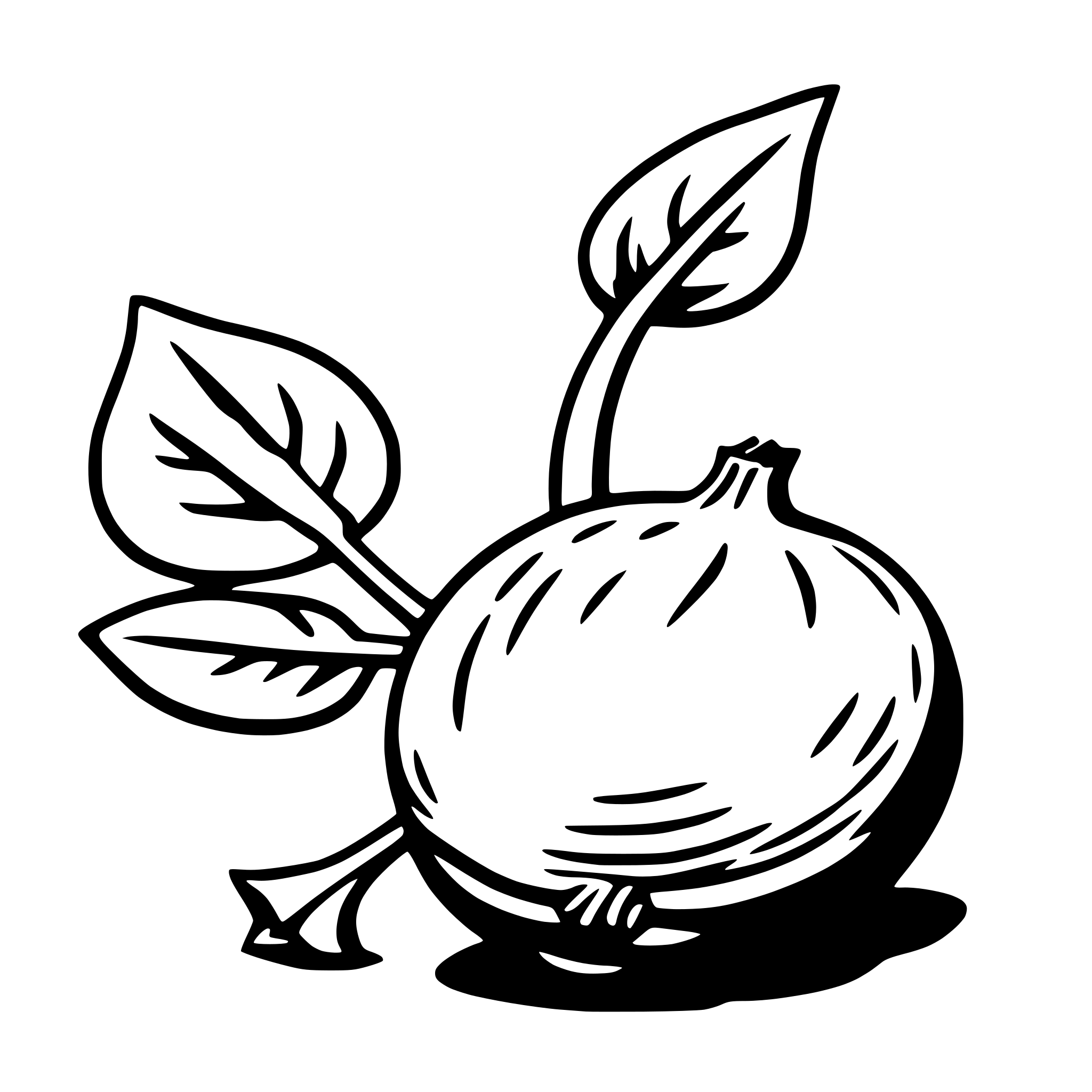 AI-generated SVG of 'onion'