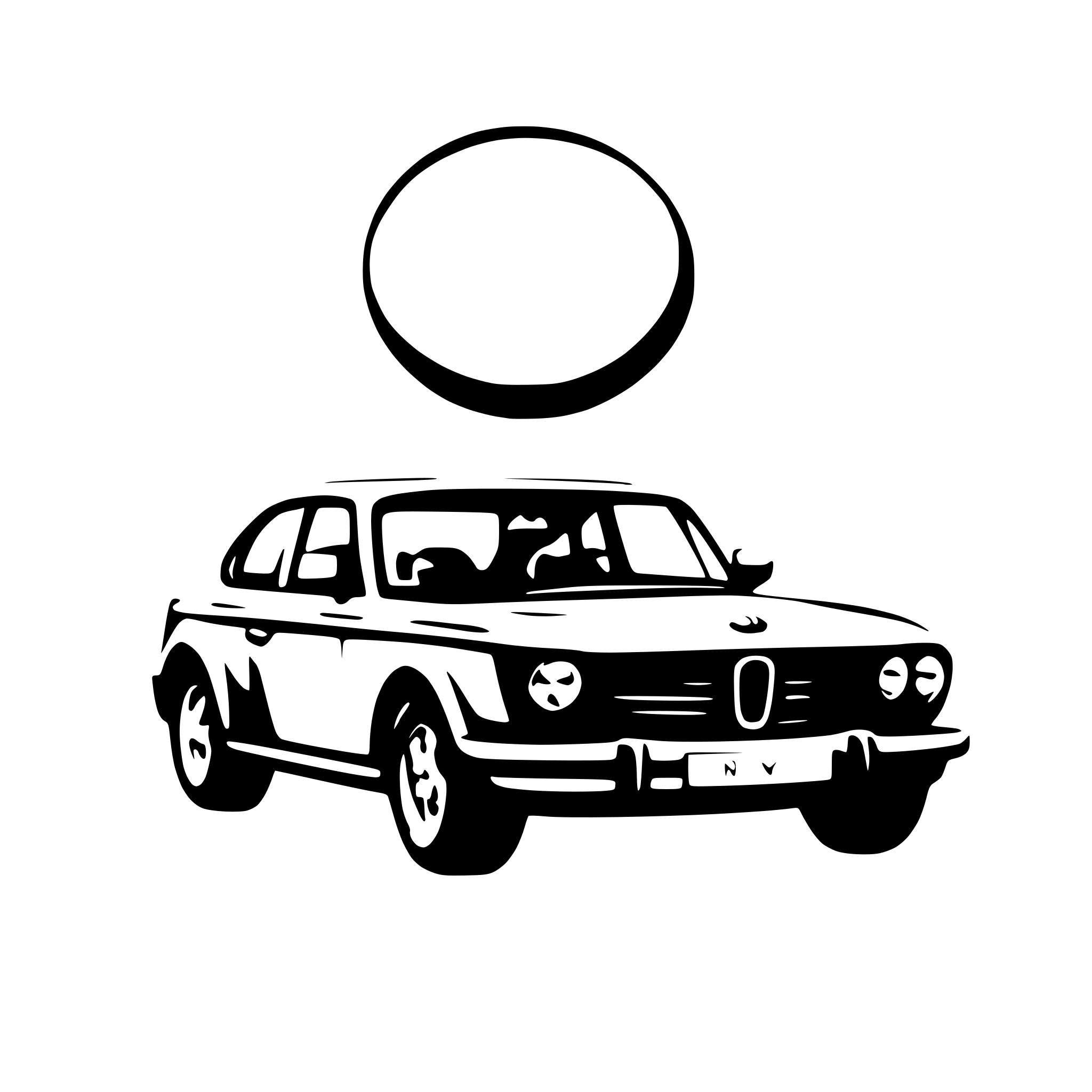 AI-generated SVG of a the car is a bmw