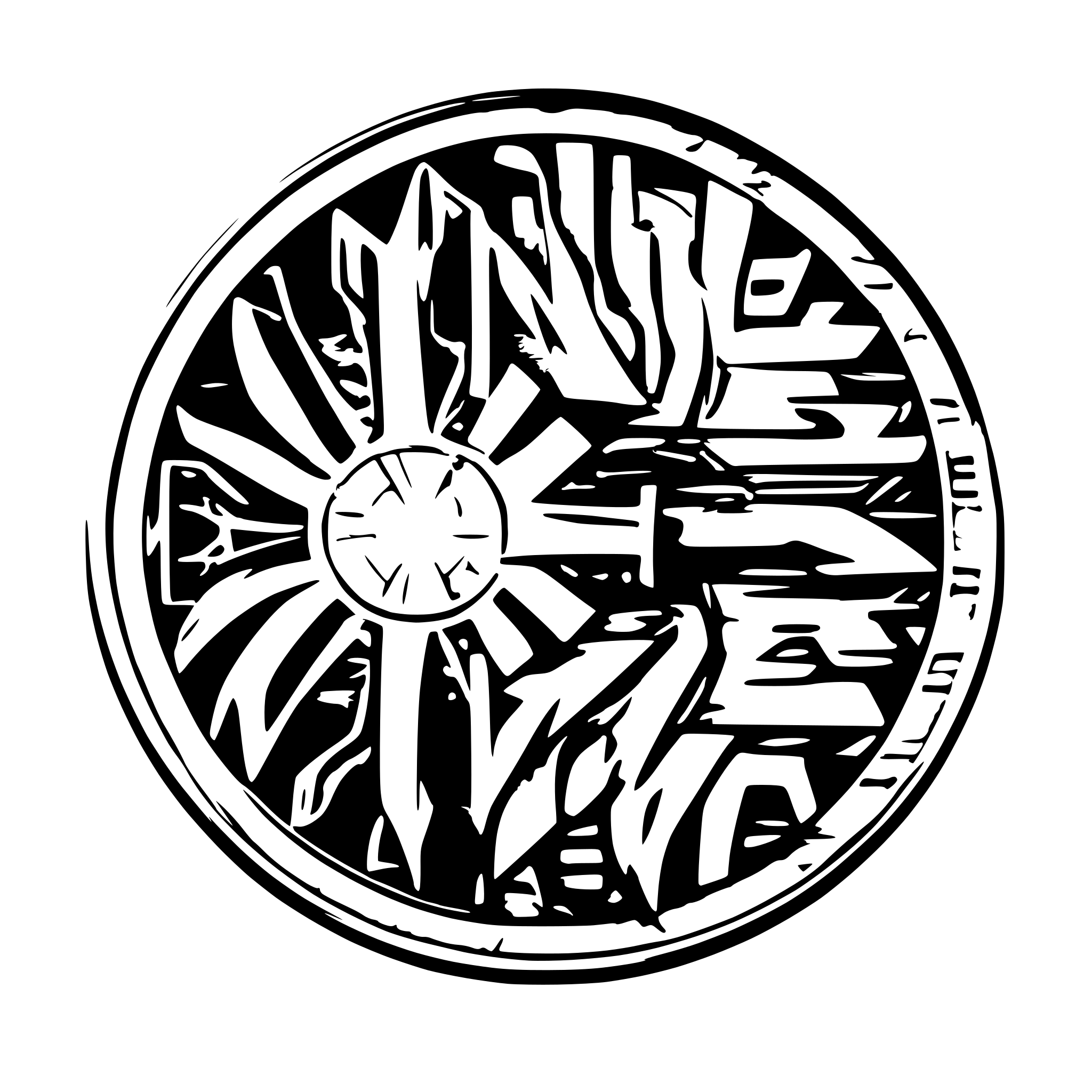 AI-generated SVG of a wind coin Token crypto
