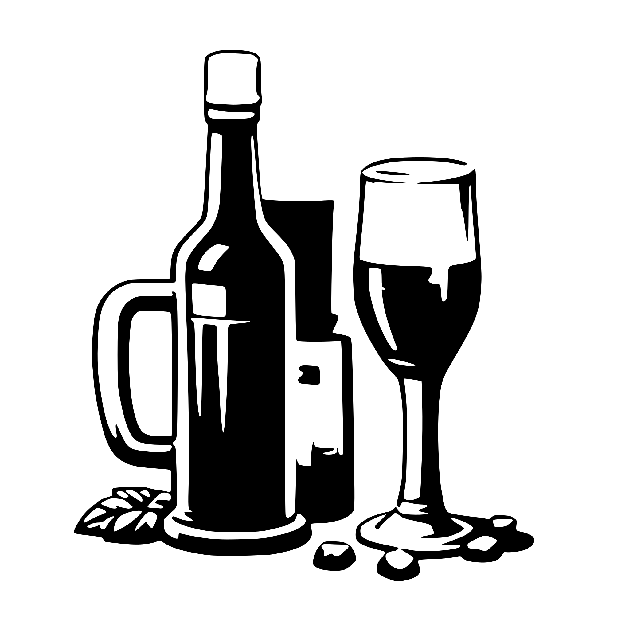AI-generated SVG of a beer