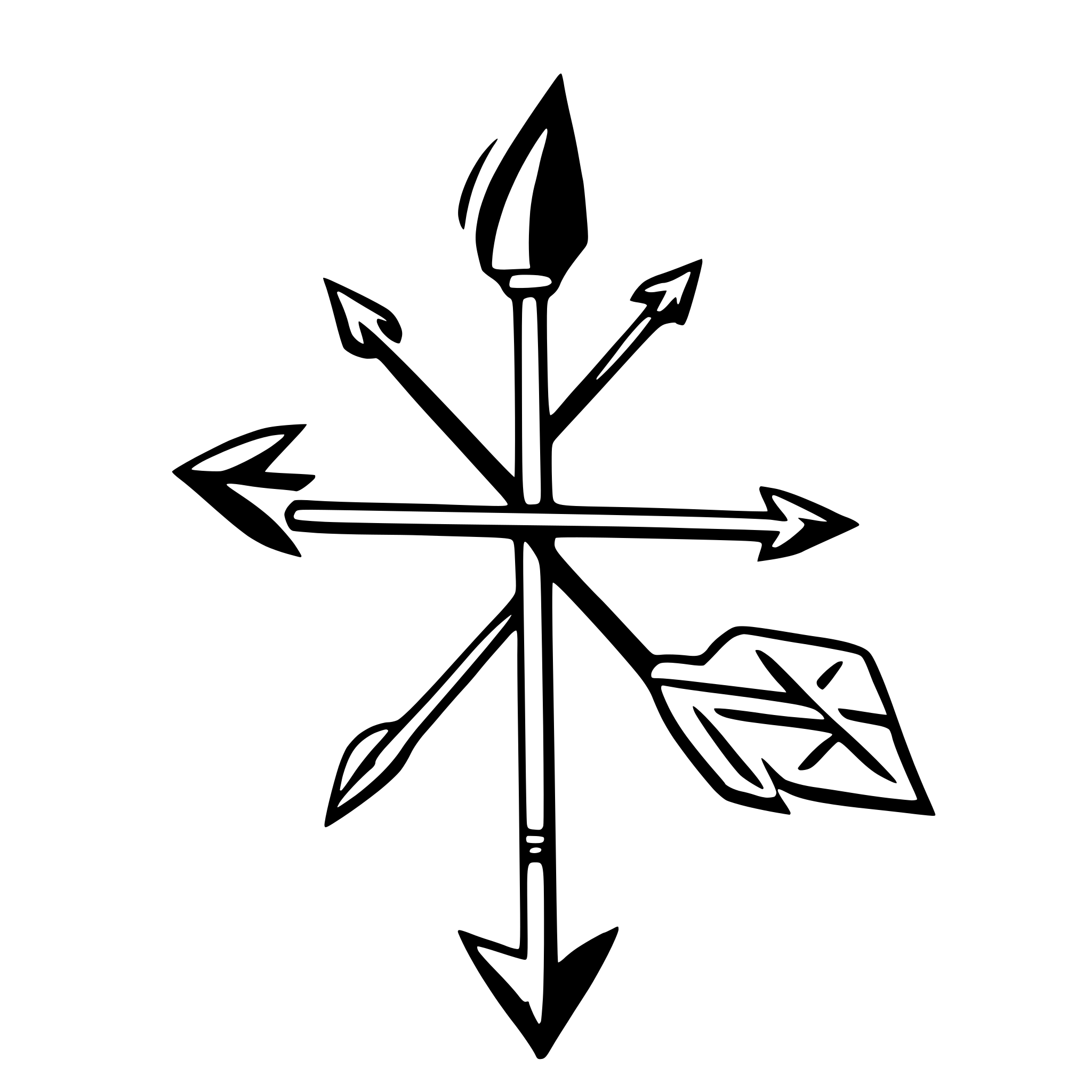 AI-generated SVG of 'love arrows'