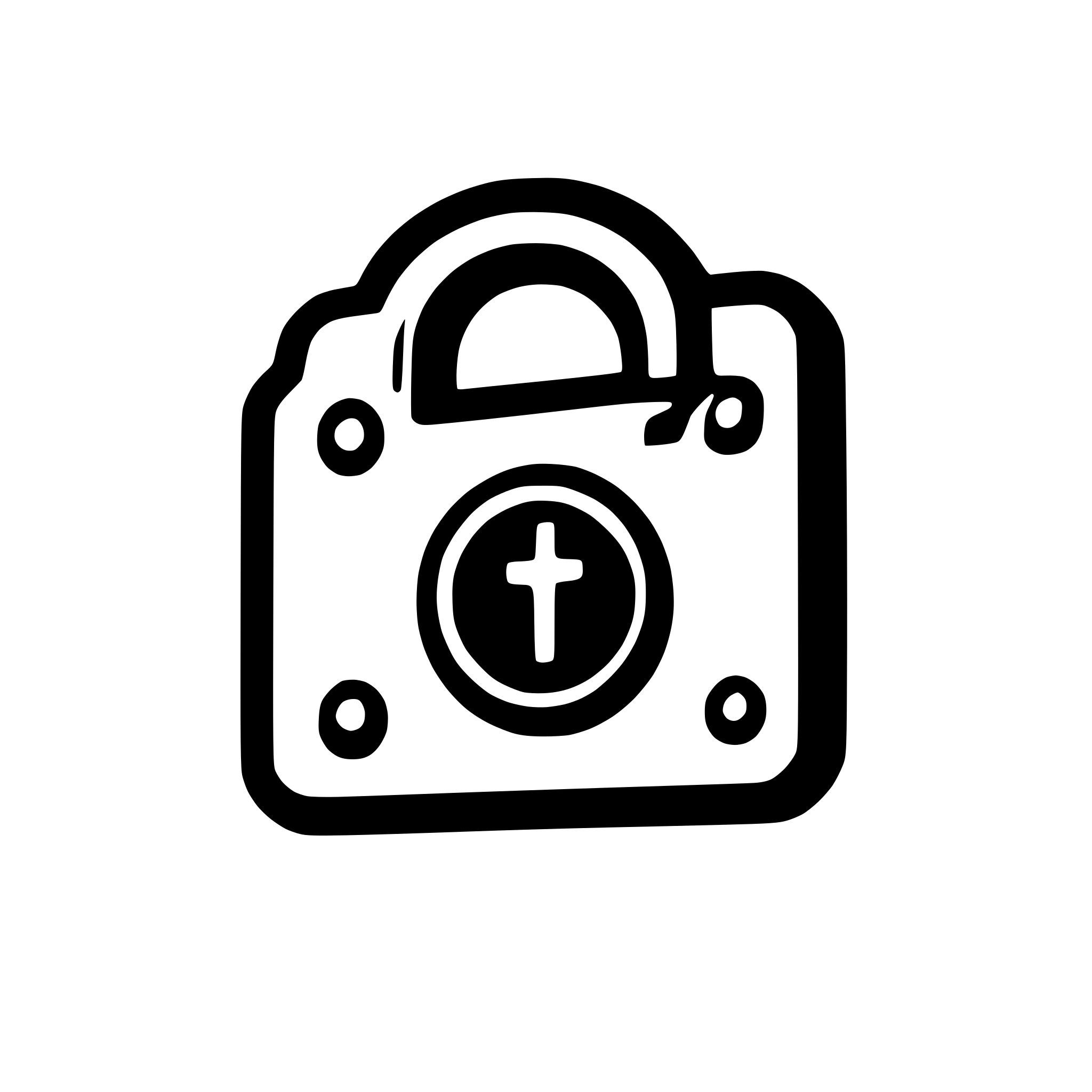 AI-generated SVG of a simple lock icon