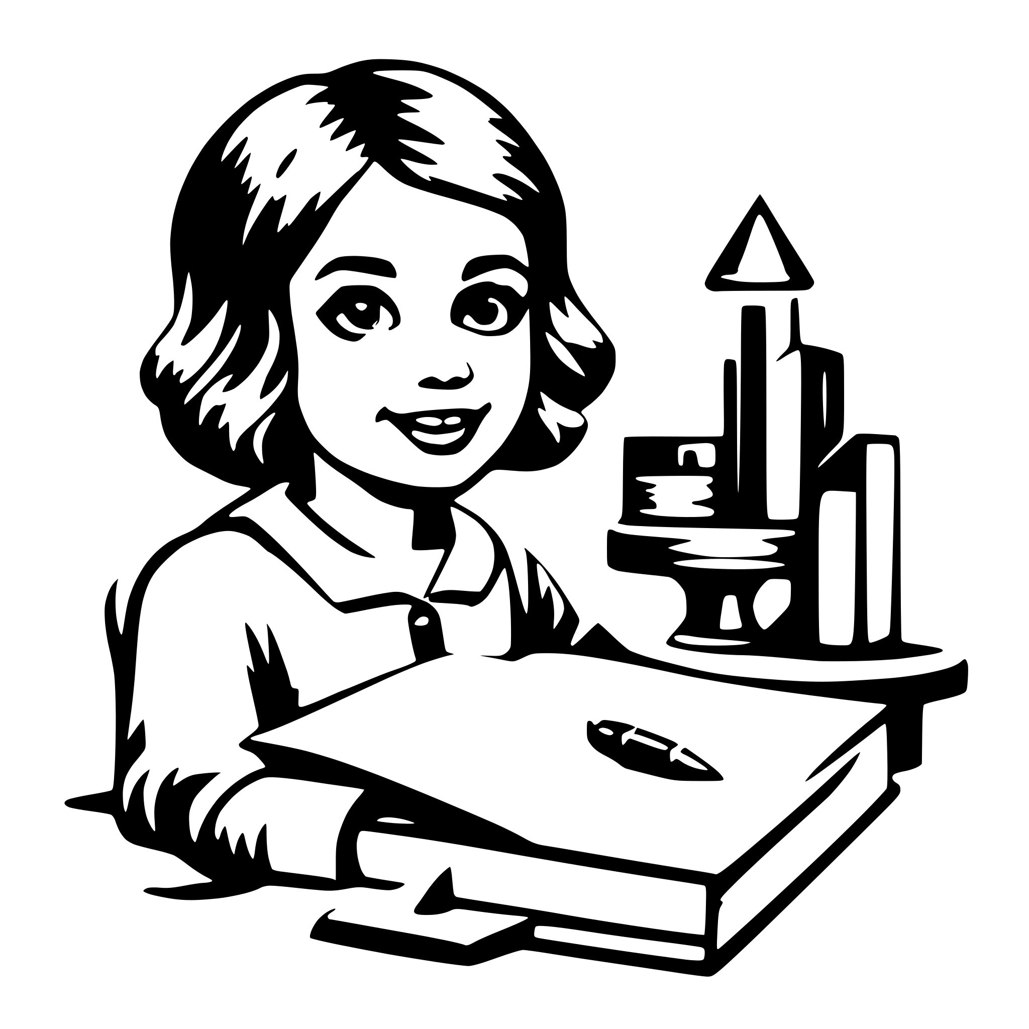 AI-generated SVG of 'education'