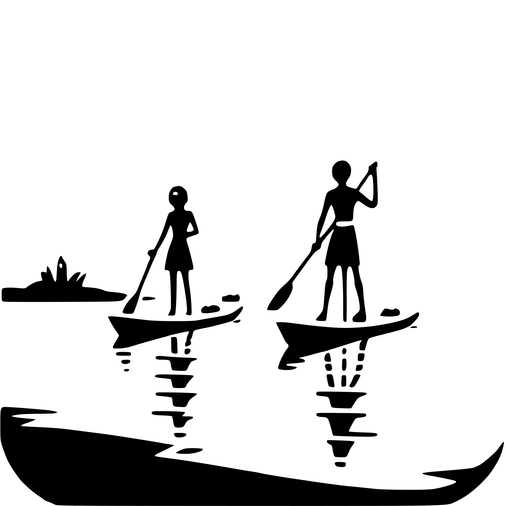 AI-generated SVG of 'sunset paddleboarding'