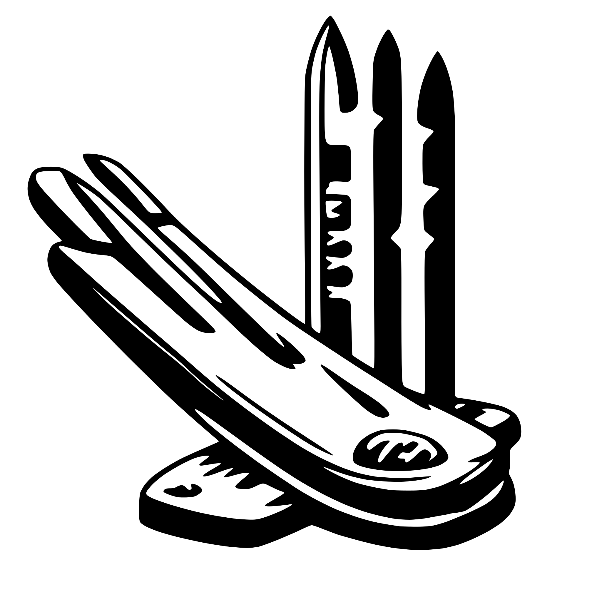 AI-generated SVG of a tong