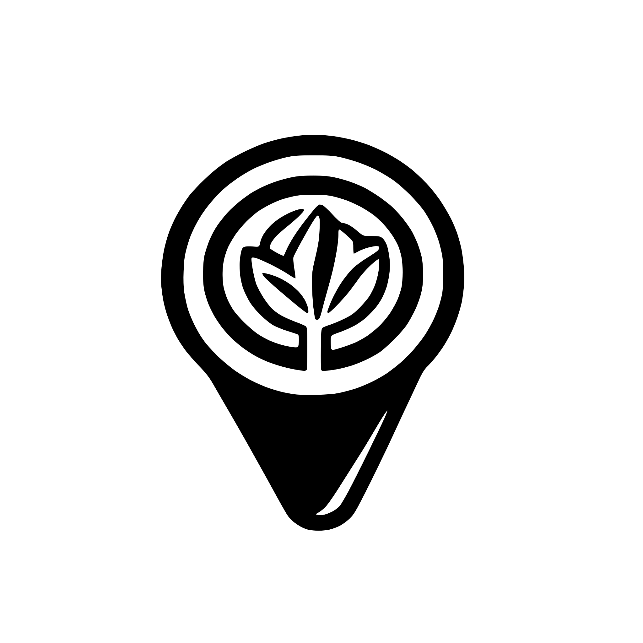AI-generated SVG of a map marker icon